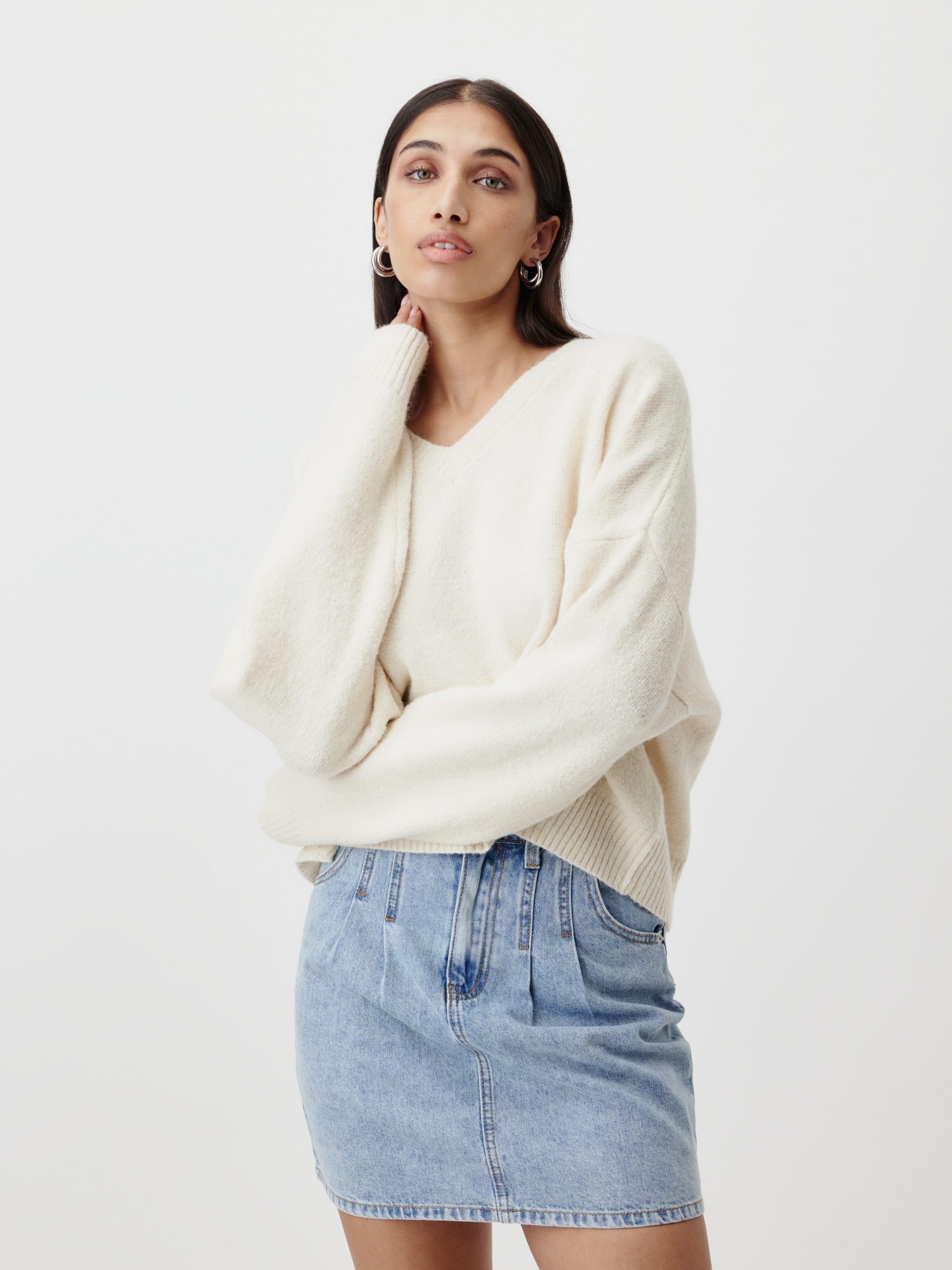 LeGer Strickpullover "Halina, LeGer by Lena Gercke", Loose fit mit Rundhals günstig online kaufen