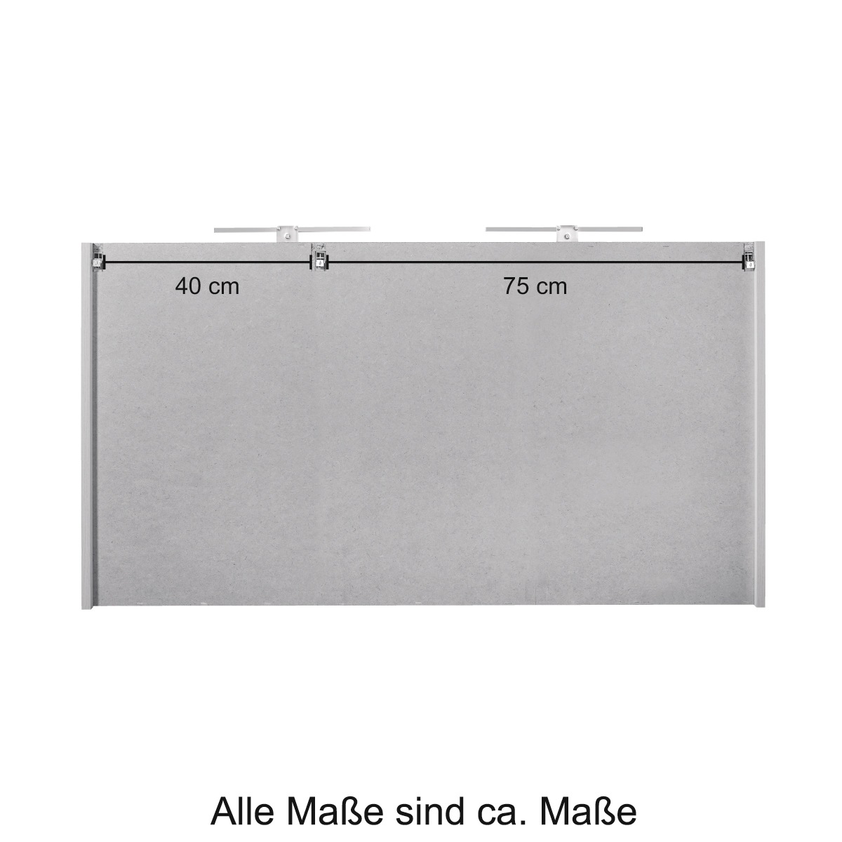HELD MÖBEL Badmöbel-Set »Malibu«, (Set, 2 St.), Breite 120 cm, mit Soft-Close