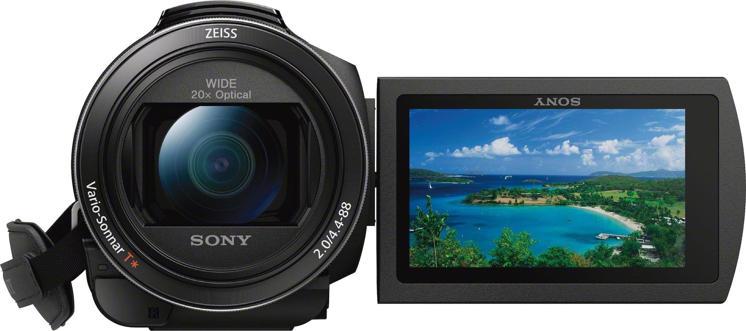 Sony Camcorder »FDRAX53VGPDI.EU«, 4K Ultra HD, NFC-WLAN (Wi-Fi), 20 fachx opt. Zoom, inkl. CG-60 Mikrofon & JOBY GorillaPod