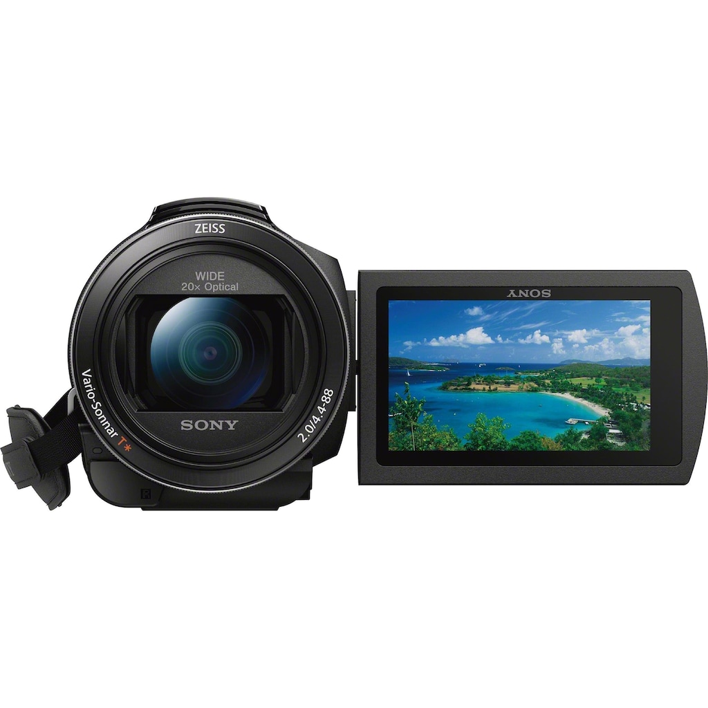 Sony Camcorder »FDRAX53.CEN«, 4K Ultra HD, NFC-WLAN (Wi-Fi), 20 fachx opt. Zoom