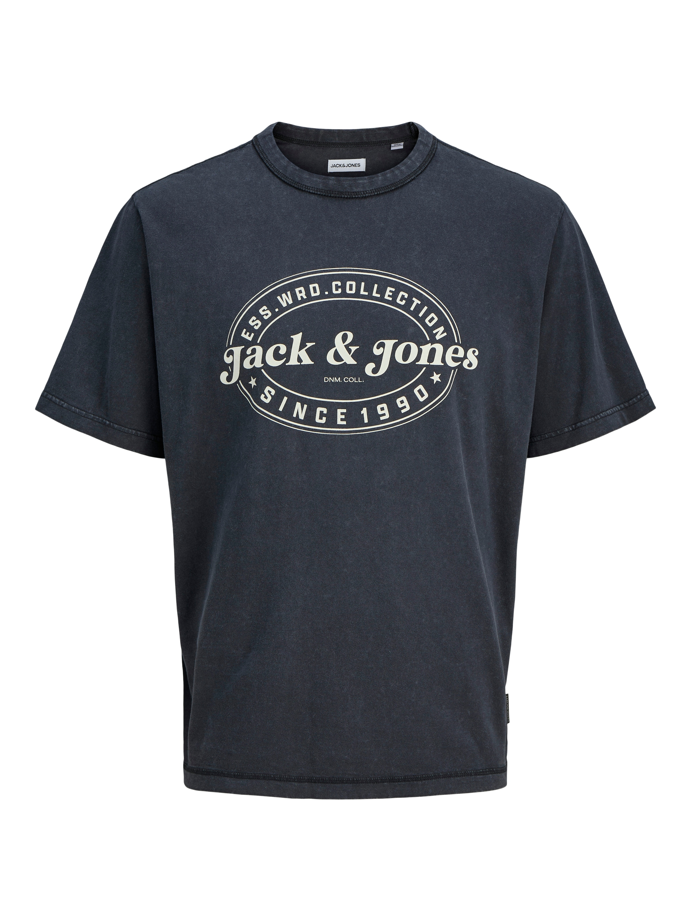 Jack & Jones Rundhalsshirt »JJEDOVER PRINT TEE SS CREW NECK«