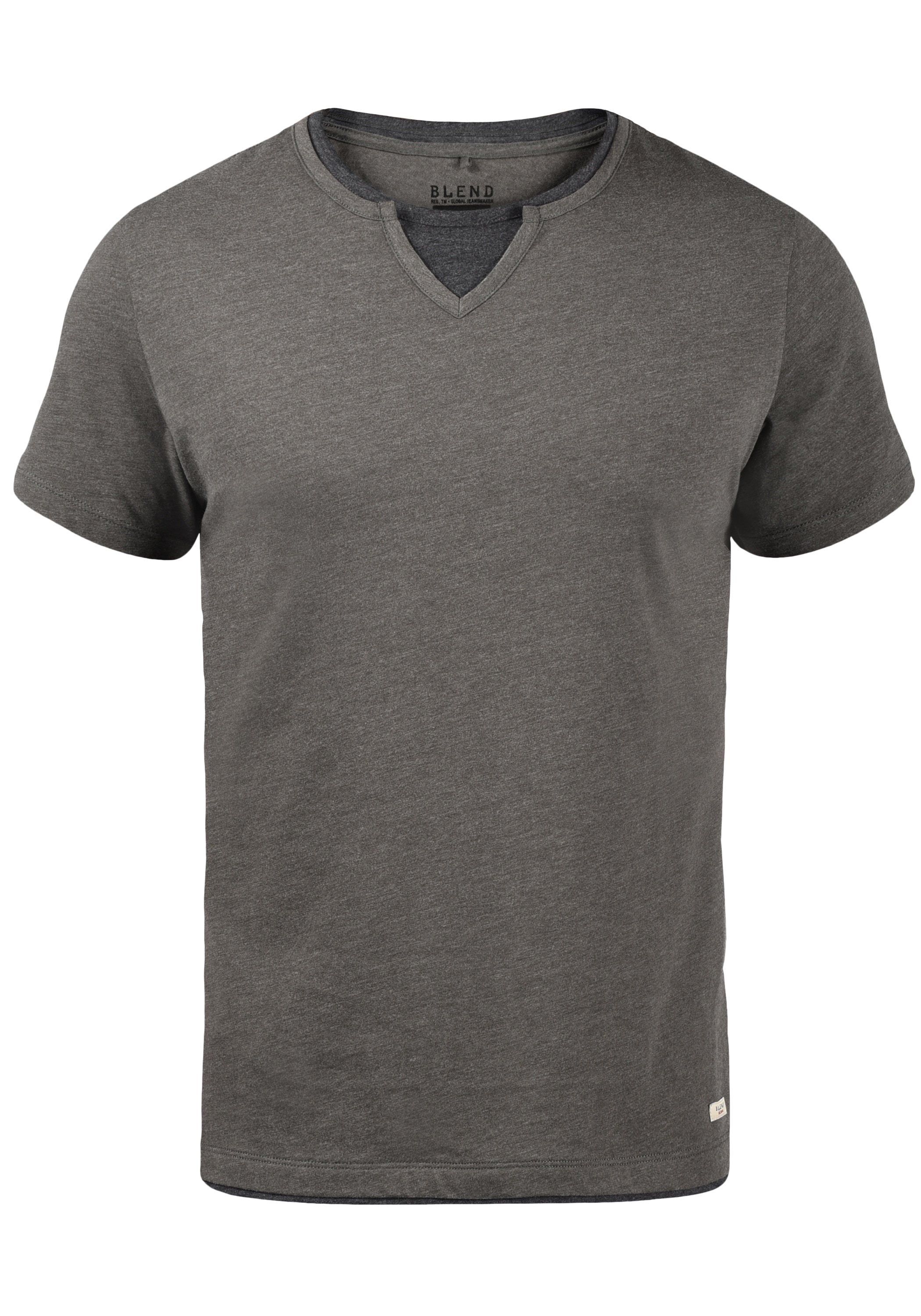 Blend T-Shirt "BHLeonis", T-Shirt in Double-Layer-Optik günstig online kaufen