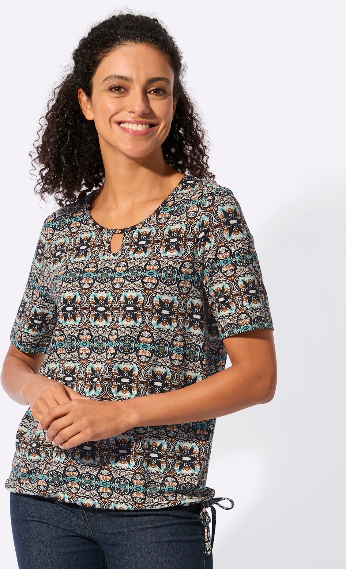 Inspirationen Kurzarmshirt "Druck-Shirt", 1 tlg. günstig online kaufen