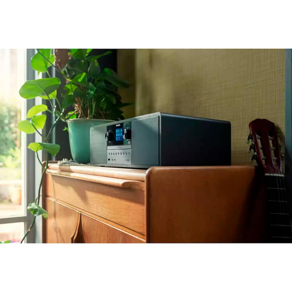 Philips Stereoanlage »TAM6805«, (Bluetooth-A2DP Bluetooth-AVRCP Bluetooth-WLAN Digitalradio (DAB+)-Internetradio 50 W)