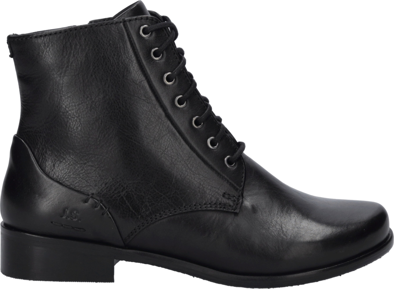 Josef Seibel »Catrin 02«  Blockabsatz, Basic-Stiefelette mit Logoprägung, Weite H (=sehr weit)