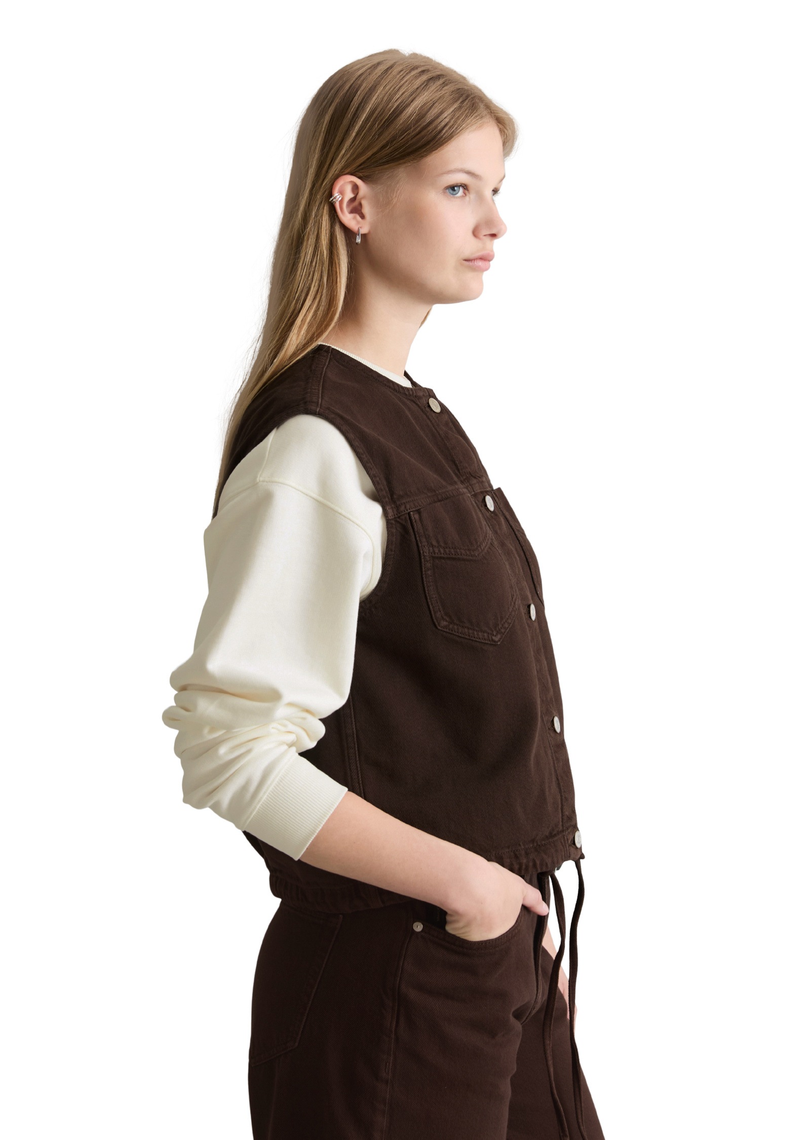 Marc O'Polo DENIM Jeansweste »aus Organic-Cotton-Lyocell-Mix«