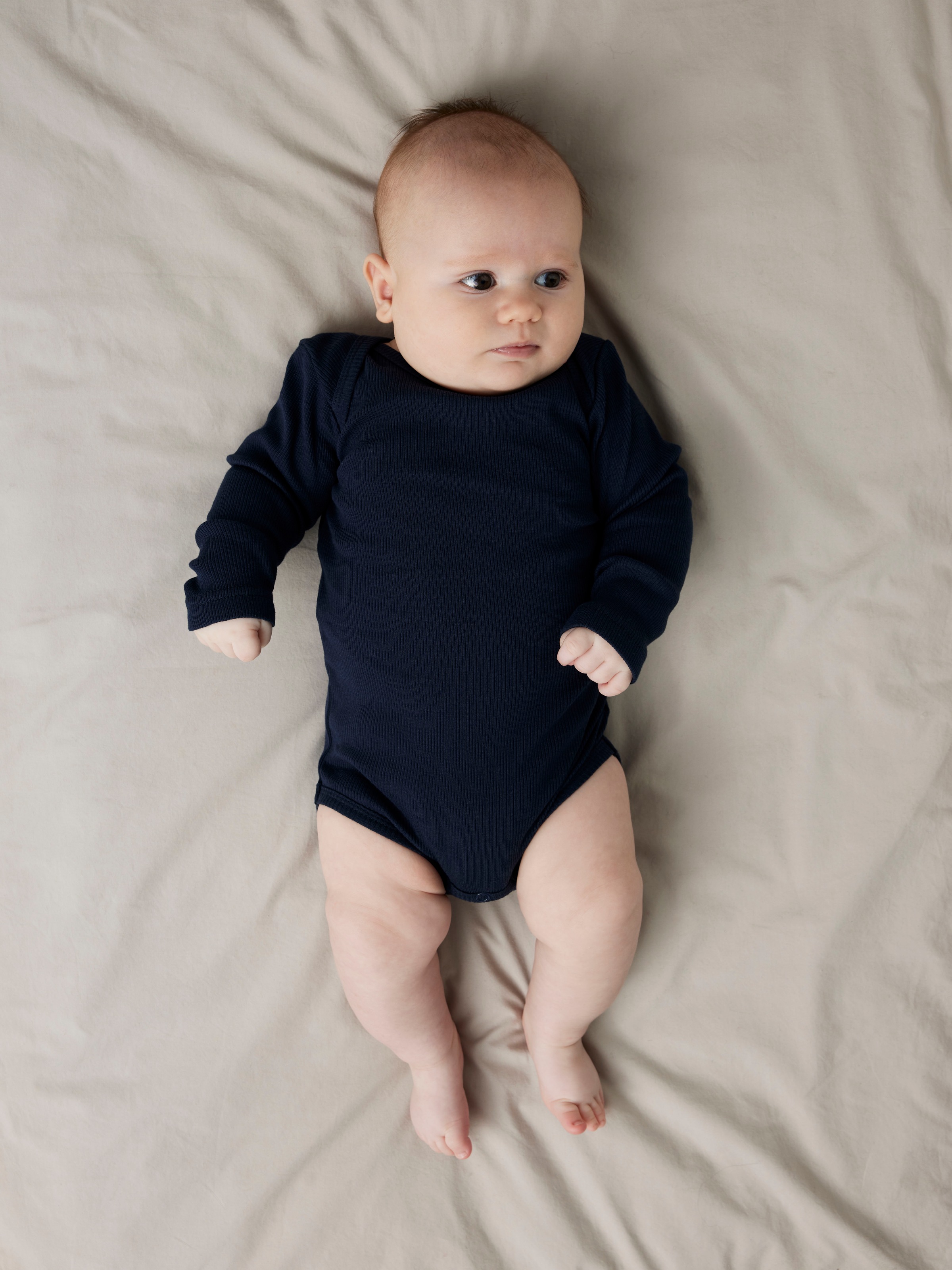 Thumbnail - Name It Langarmbody "NBNBODY für Mädchen und Jungen mit Rippstruktur und Komfort" Packung, 5 Stk. unifarben, casual, reg...