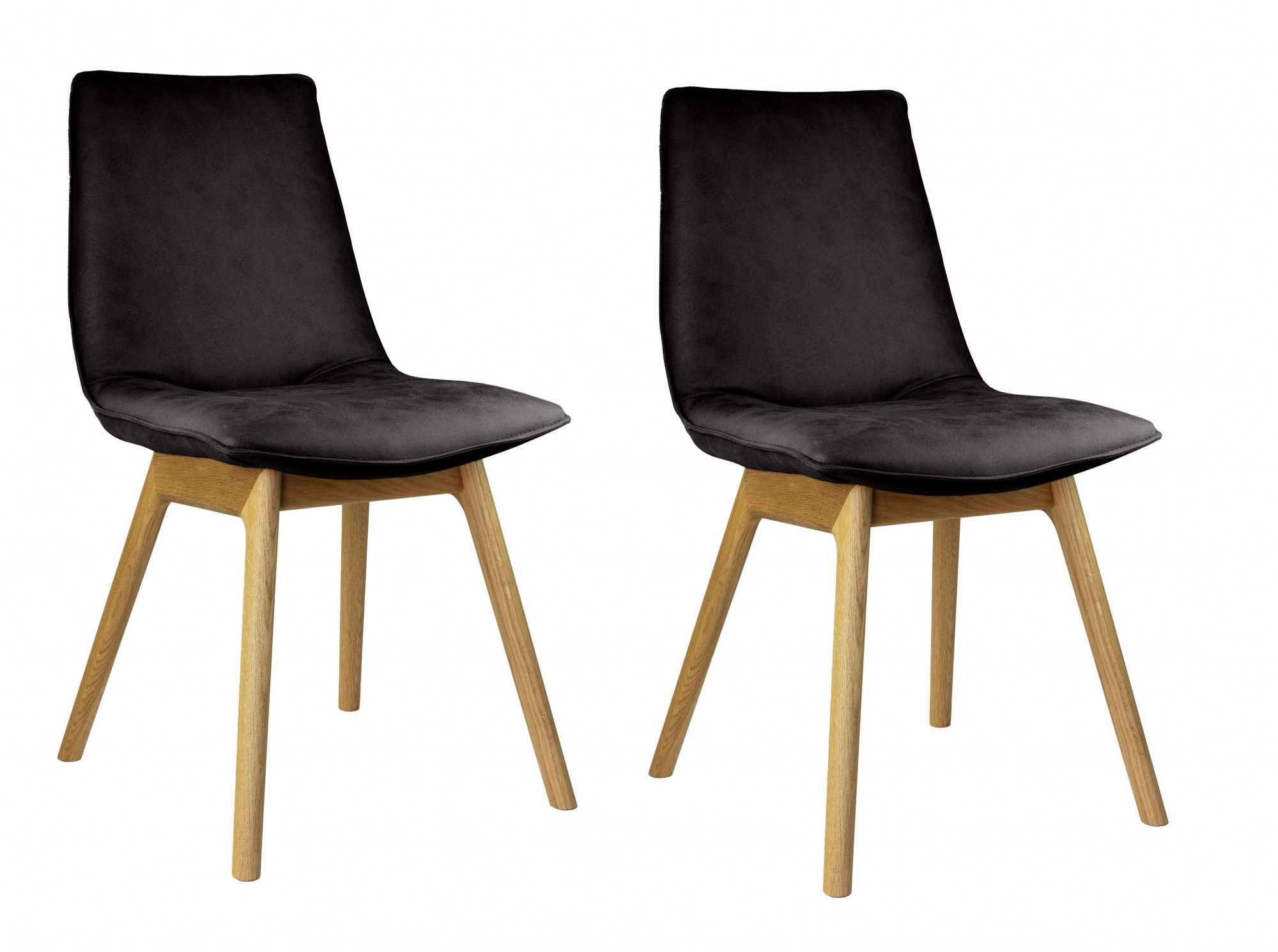 andas Esszimmerstuhl "Ramon", (Set), 2 St., Microfaser, mit Massivholzbeine günstig online kaufen