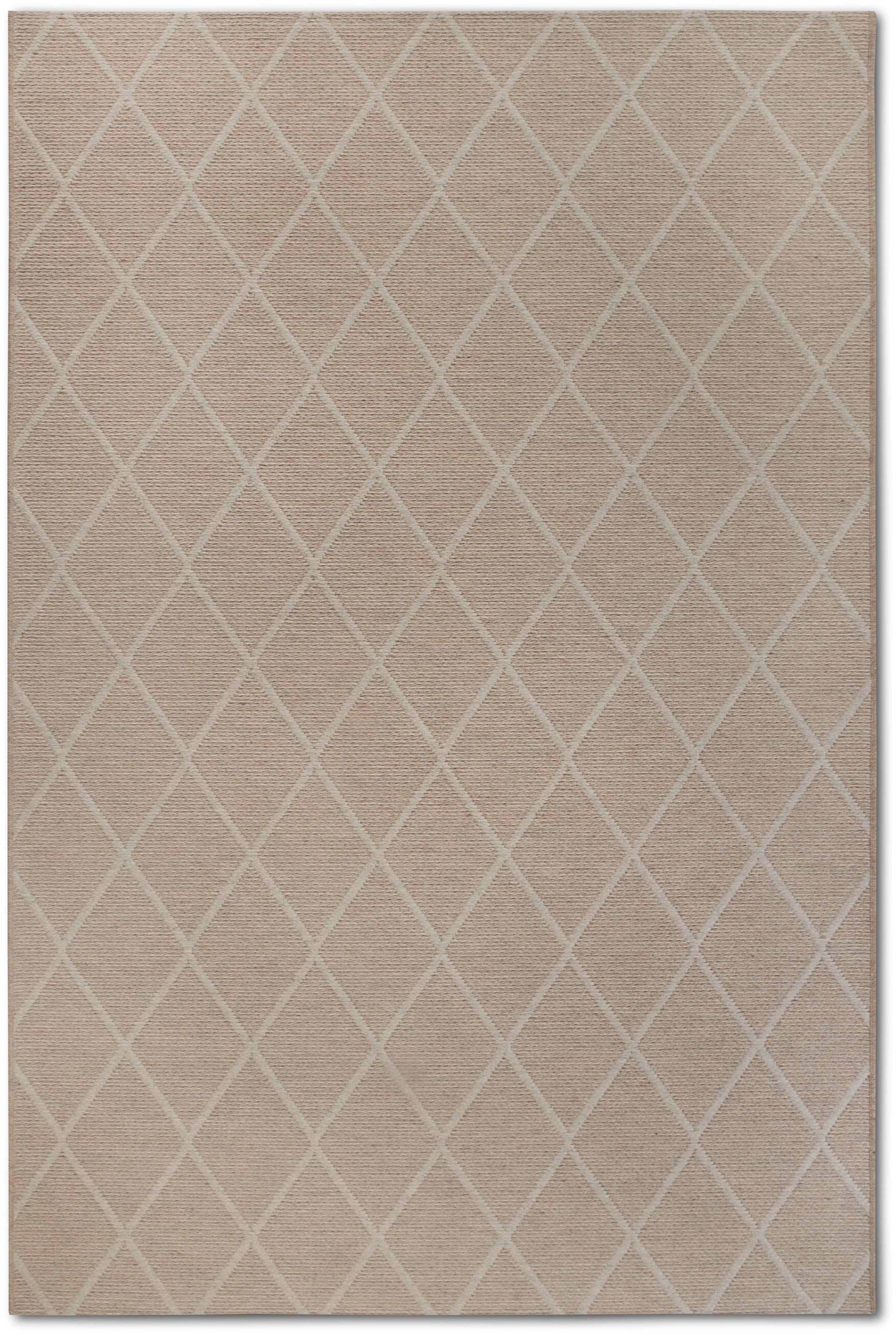 Villeroy & Boch Wollteppich »Maria«, rechteckig, 5 mm Höhe, Schurwolle, Wolle, Natur, Wohnzimmer, Schlafzimmer, Boho, Skandi