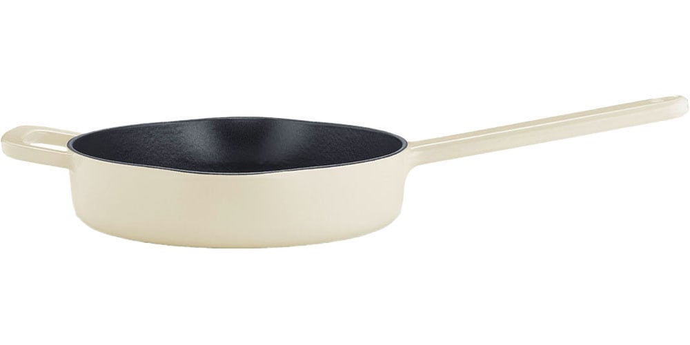 Fissler Bratpfanne »Moments Collection Gusseisen, Pfanne, rund, Schüttrand mit Ausgießern«, Gusseisen, (1 tlg.), Aroma-Bratfläche mit natürlichem Antihafteffekt