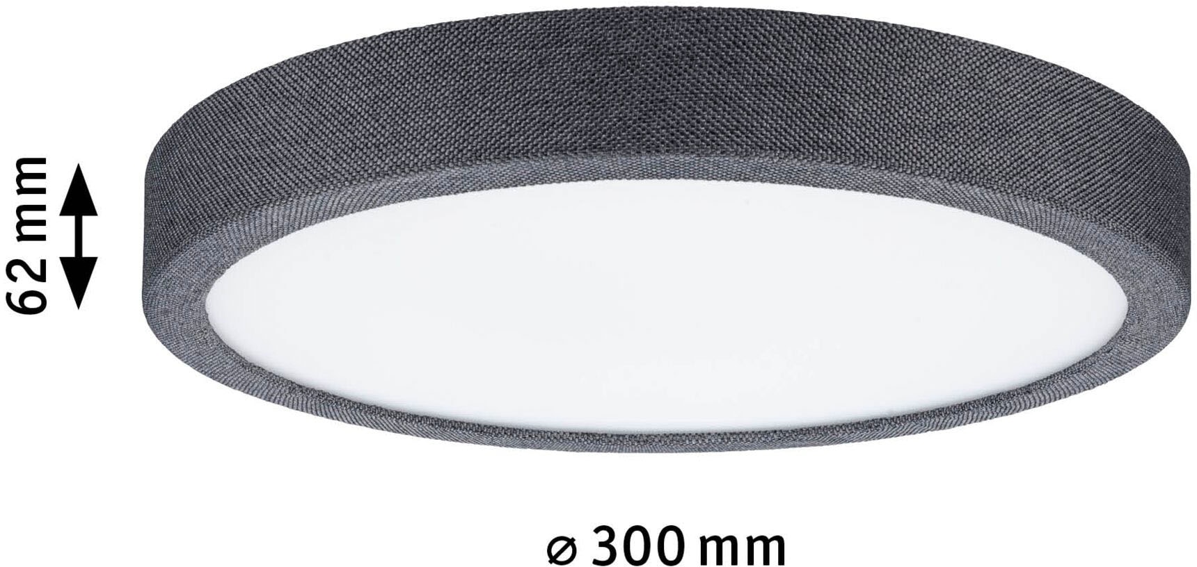 Paulmann LED bestellen 15W 300mm »Cosara IP44«, 1 BAUR | flammig-flammig 4000K grau Panel