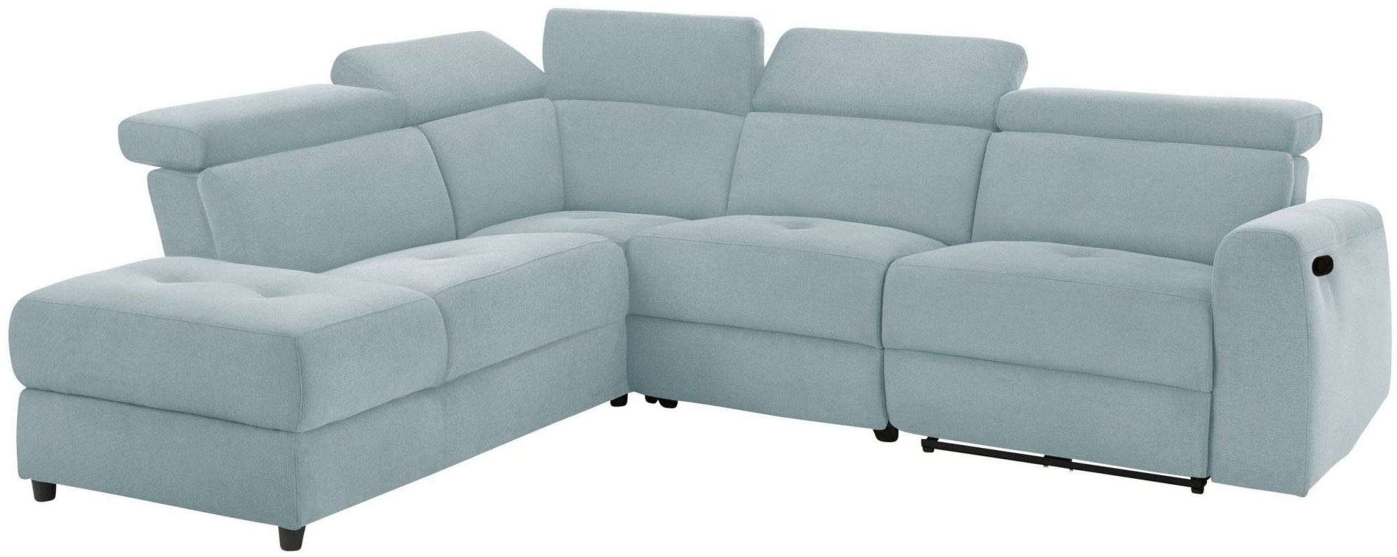 Home affaire Ecksofa »Sentrano, L-Form,«, 273 cm, man. o. elektr. Relaxfunktion und USB/Kopfverstellung