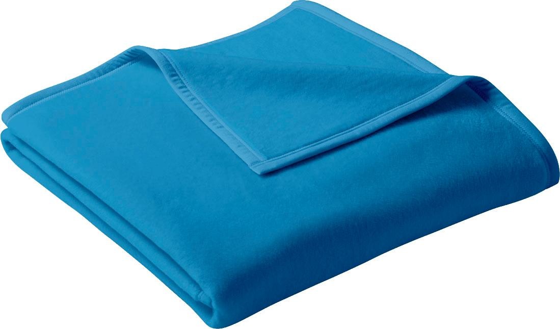 Biederlack Wohndecke »Uno Cotton«, in schönen Unifarben, Kuscheldecke