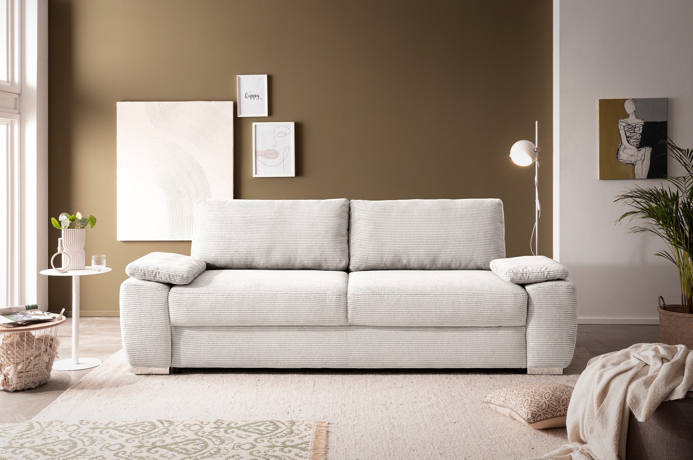 exxpo - sofa fashion 2-Sitzer "SOLSBURY, Sofa, Schlafsofa, Breite 200cm, ze günstig online kaufen