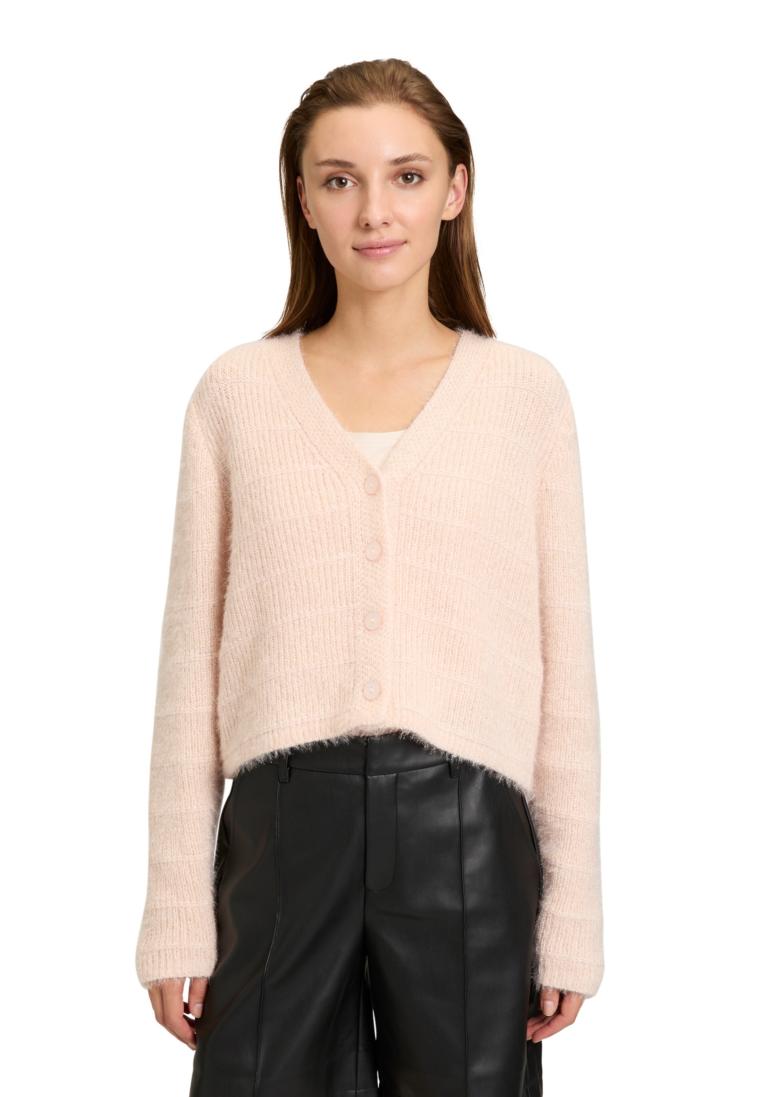 Cartoon Strickjacke "Cartoon Damen Strick-Cardigan mit Knopfleiste", Strukt günstig online kaufen