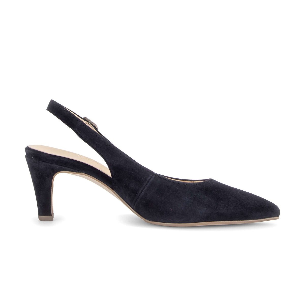 Slingpumps GABOR "Slingpumps", Damen, Gr. 40, blau, Schuhe Slingpumps 8