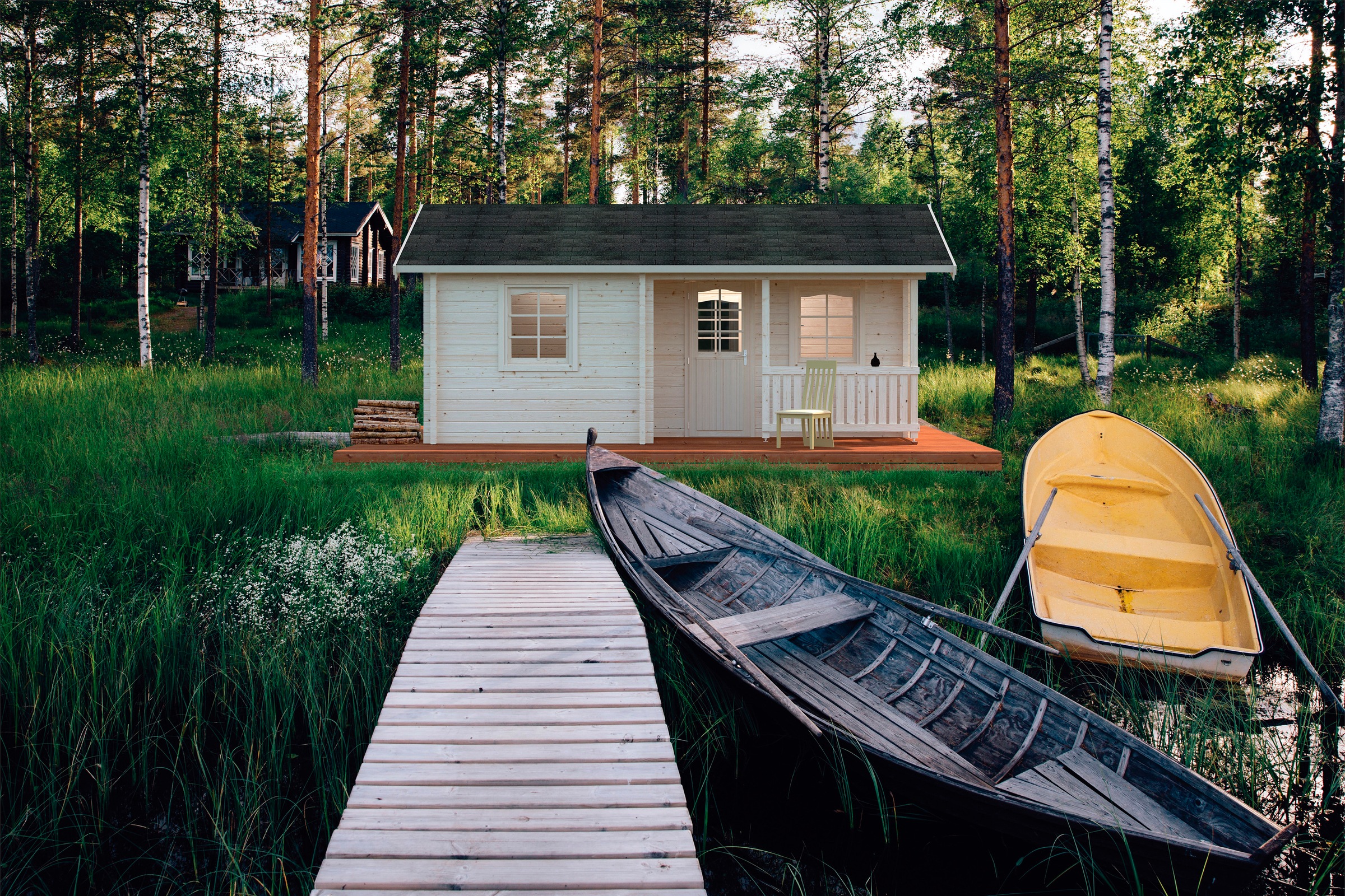 Palmako Gartenhaus "Ferienhaus Sandra", inklusive Fußboden günstig online kaufen