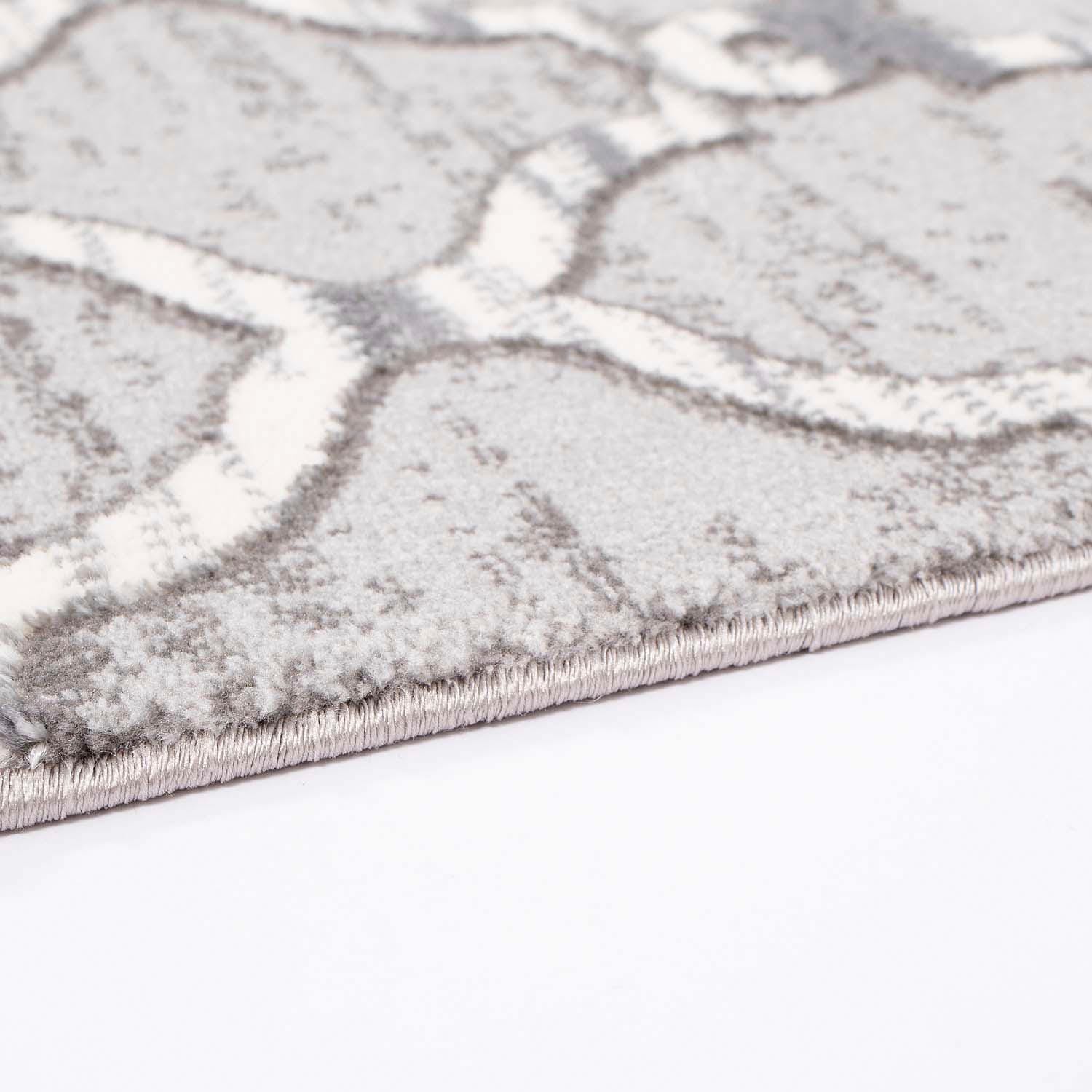 Carpet City Teppich »Platin 7885«, rechteckig, 11 mm Höhe, Kurzflor, Marokkanisch, Glänzend durch Polyester