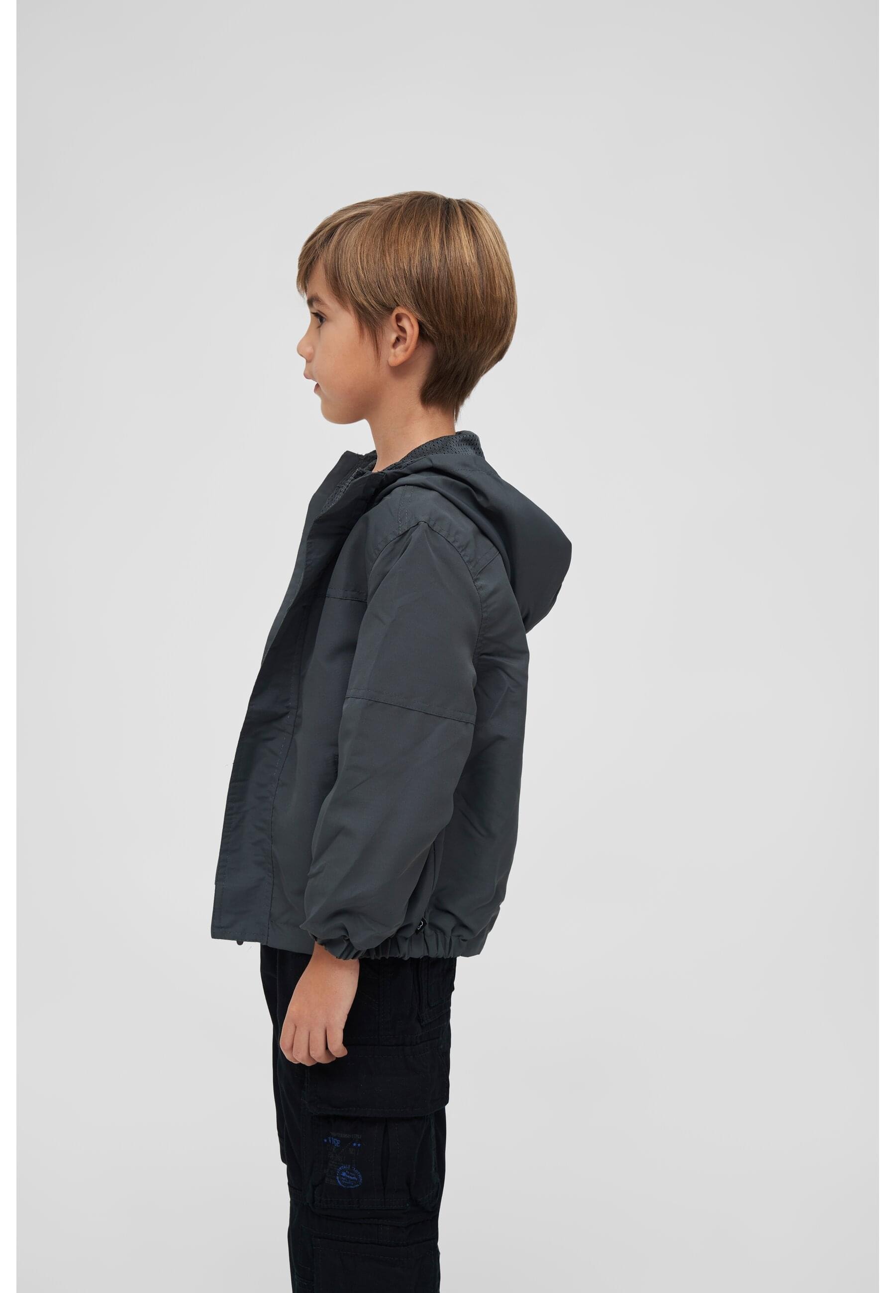 Brandit Allwetterjacke »Brandit Herren Kids Summer Windbreaker Frontzip«, (1 St.), mit Kapuze
