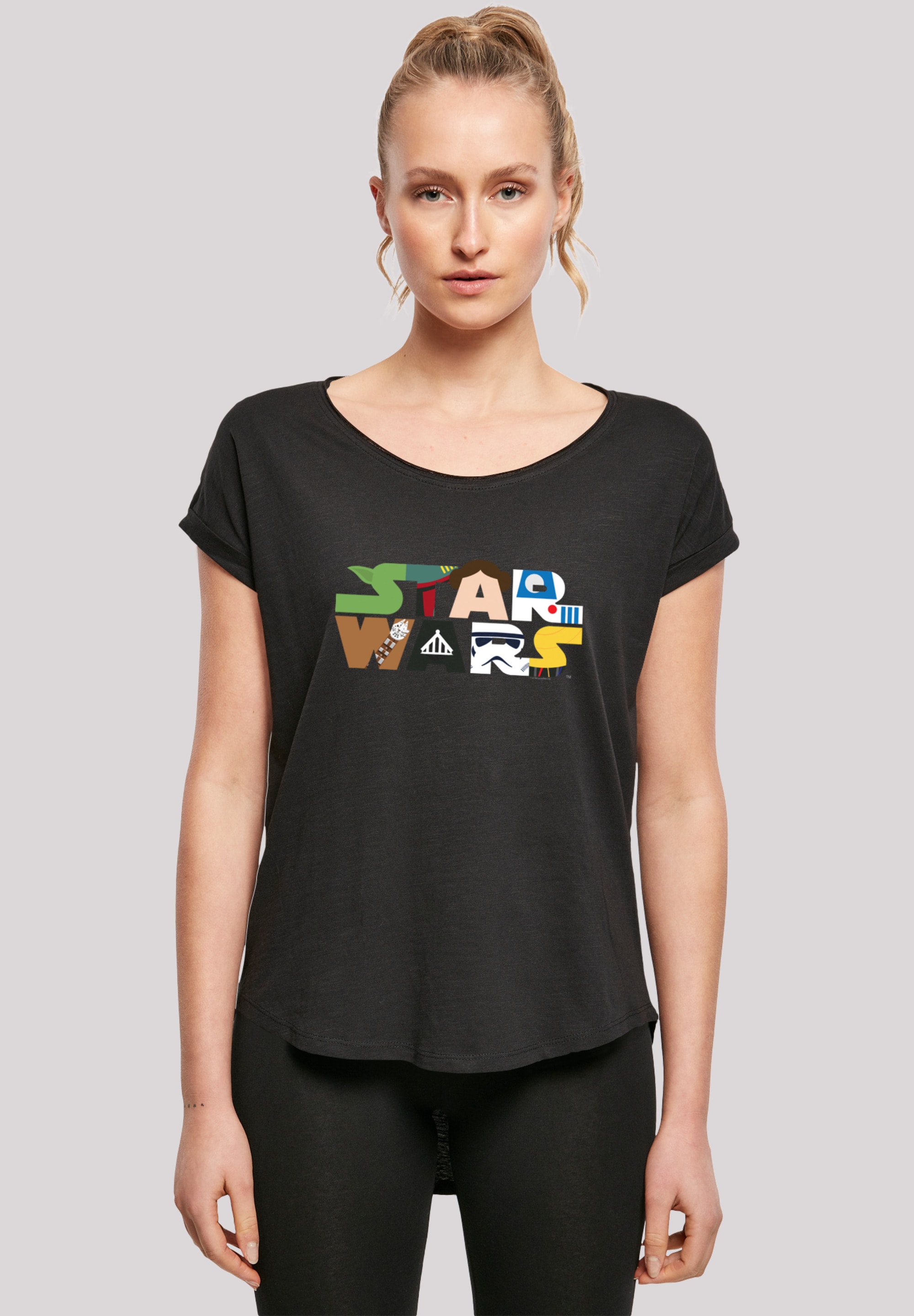 Champion Sweatshirt »Damen Star Wars Character Logo with Ladies Long Slub Tee«, (1 tlg.)