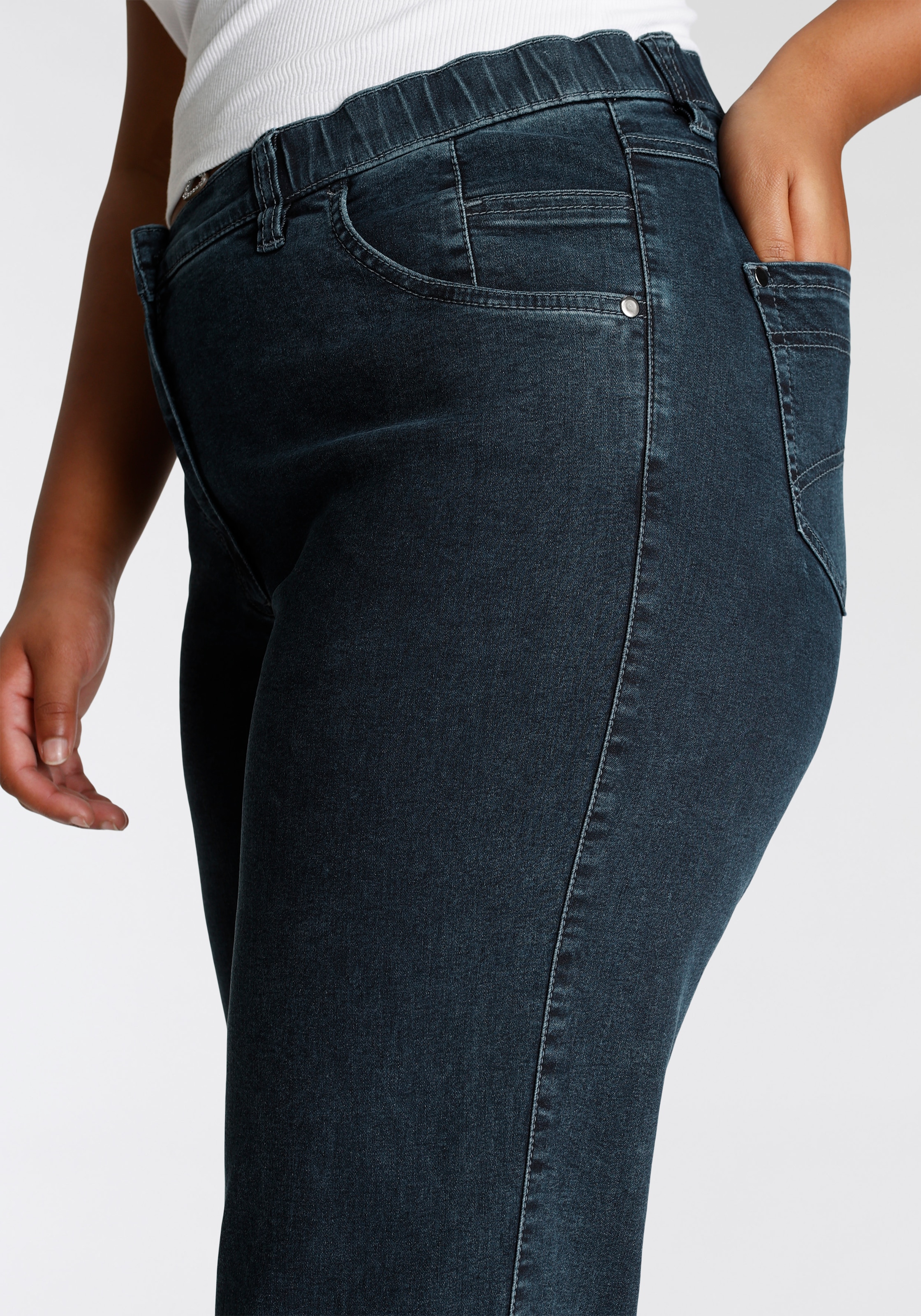bestellen BAUR Straight-Jeans »Babsie« online KjBRAND |
