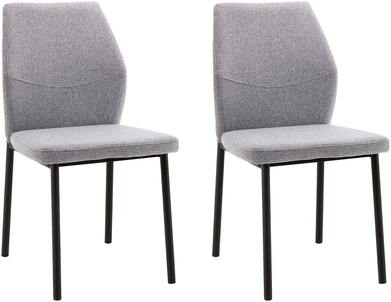 OTTO home Esszimmerstuhl »Lumos«, (Set), 2 St., Webstoff, Webstoff in vielen Farben erhältlich mit stabilem Metalluntergestell