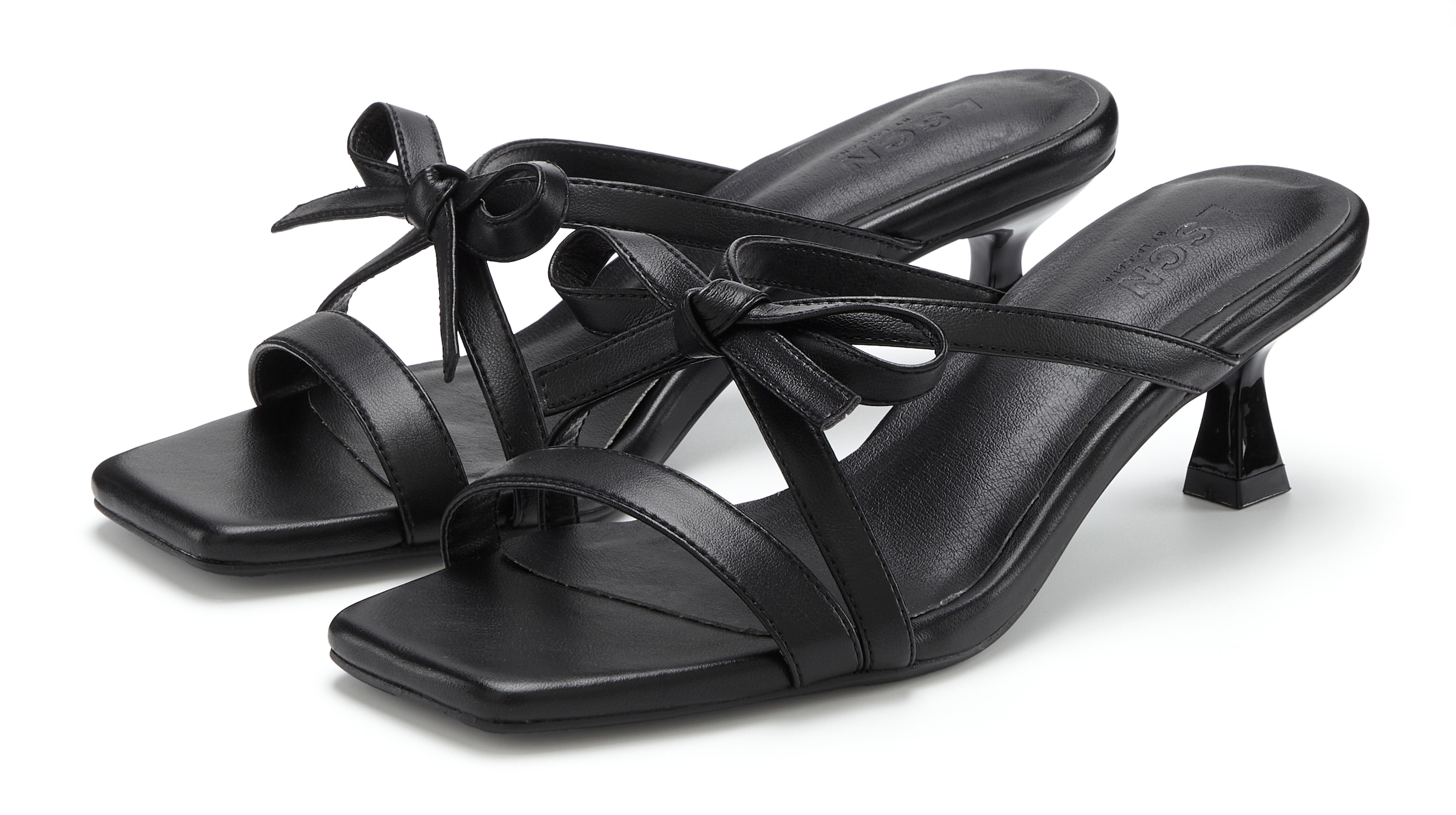 LSCN by LASCANA Pantolette Mule, Sandale, offener Schuh, in Karree-Form mit günstig online kaufen