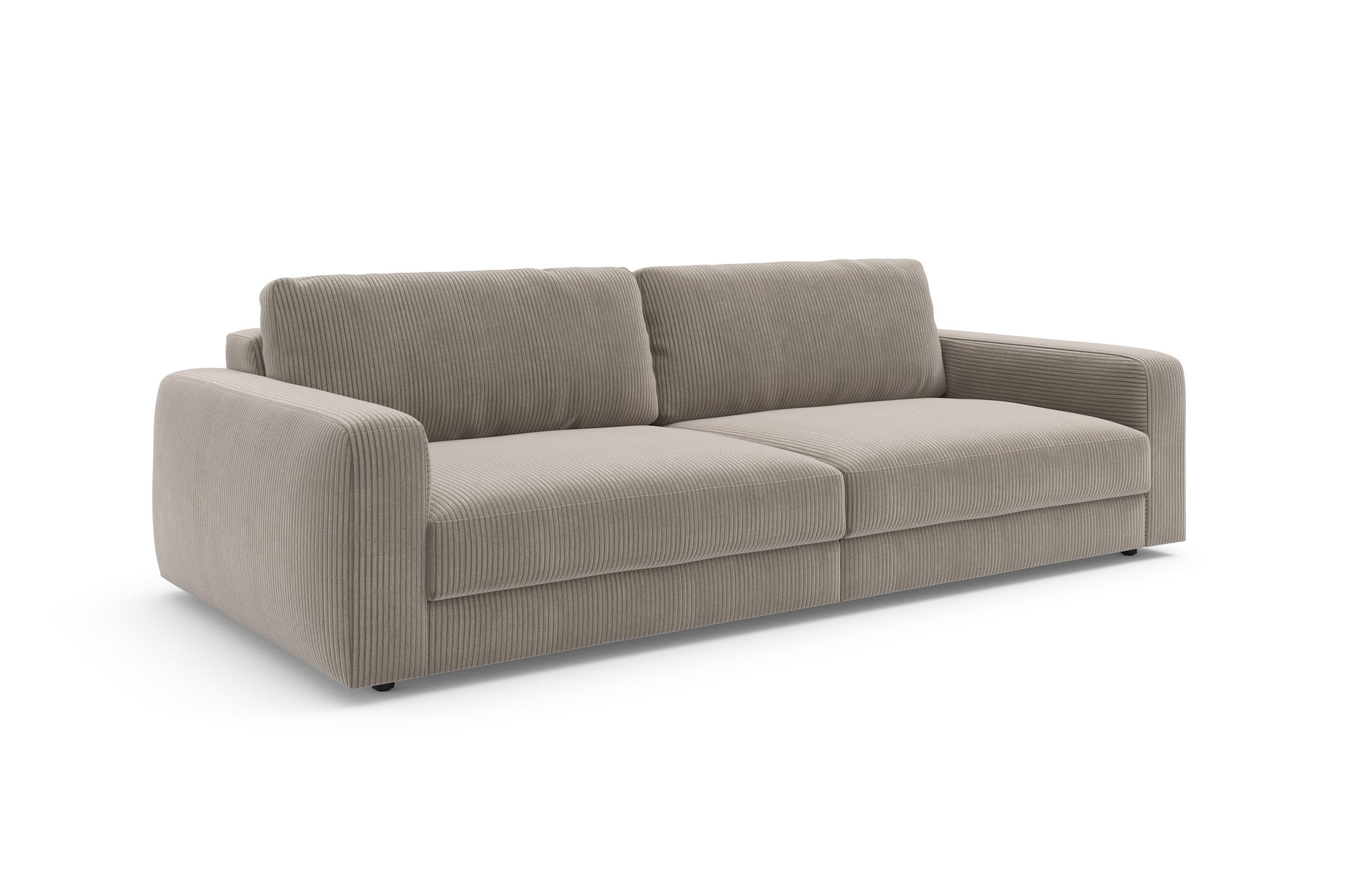 TRENDMANUFAKTUR Big-Sofa »Bourbon«, (2 St.), extra tiefe Sitzfläche, wahlweise mit Sitztiefenverstellung bestellbar