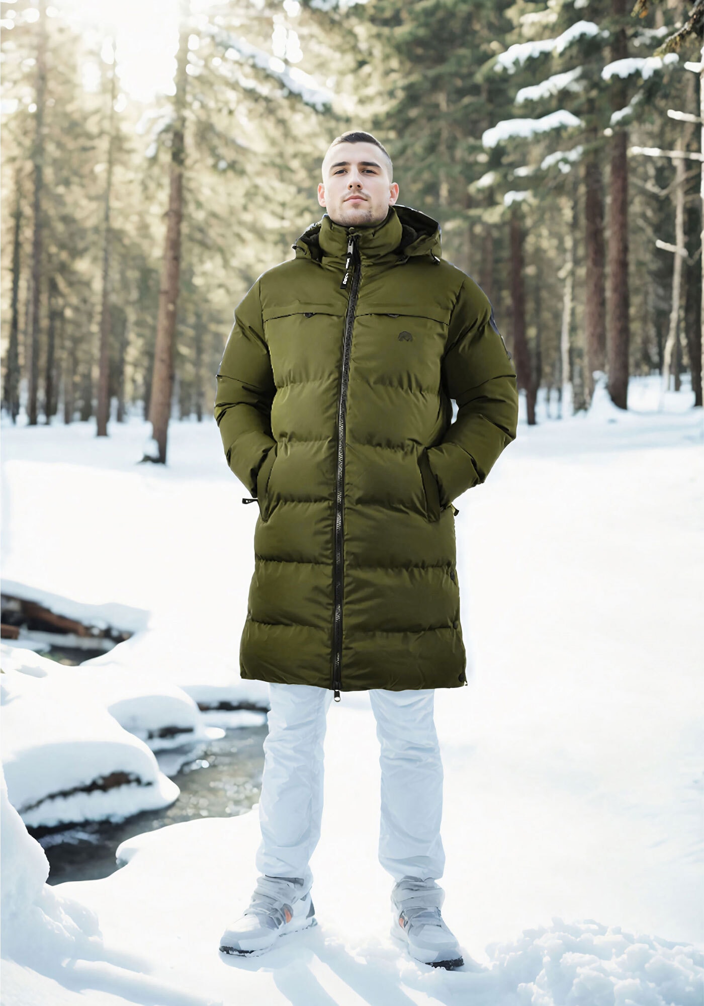 Arctic Seven "ASNorwiig" mit warmem Teddyfell und abnehmbarer Kapuze