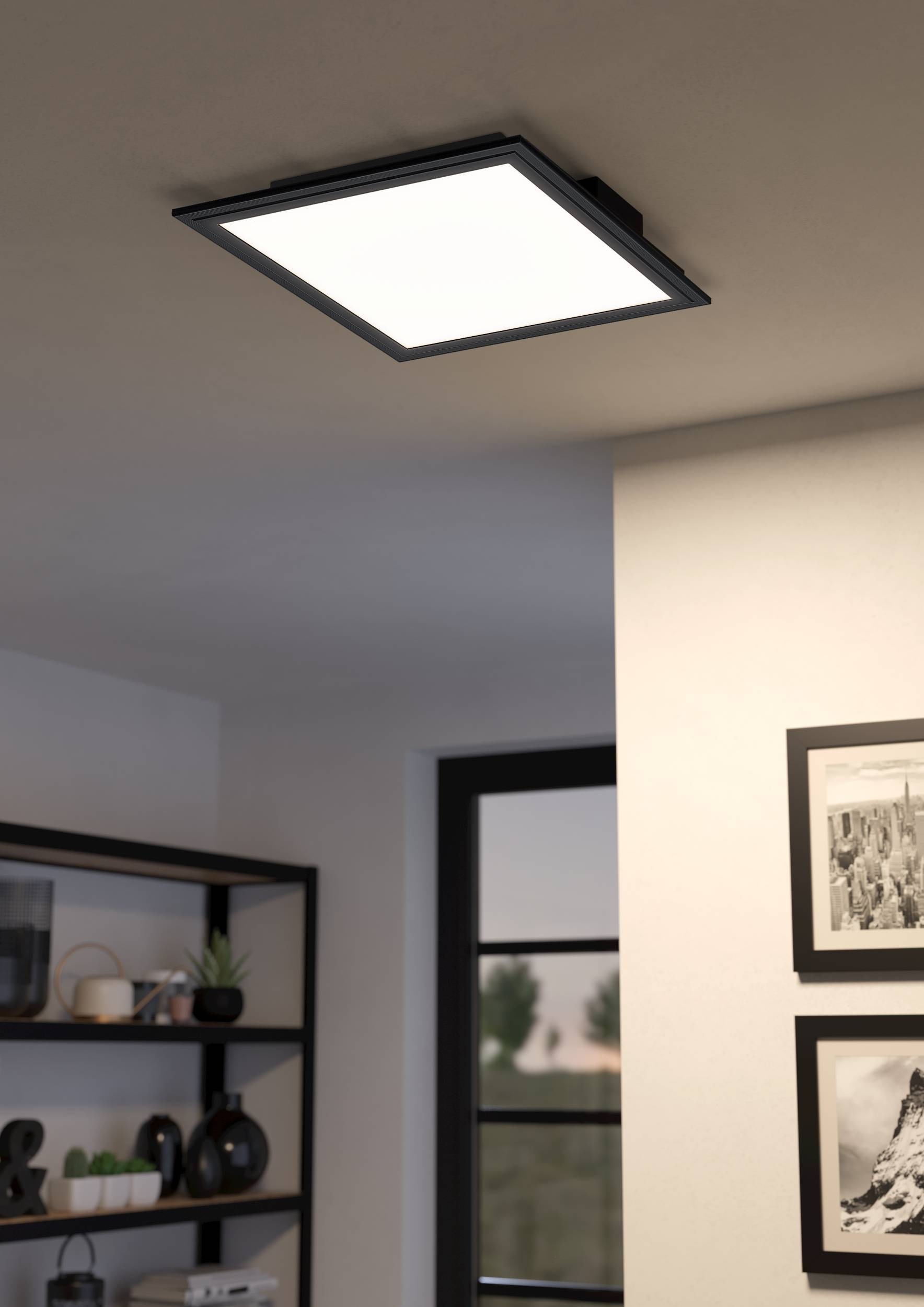 EGLO LED-Deckenleuchte »SALOBRENA-Z«,  in schwarz aus Alu / inkl. LED fest integriert - 15,3 Watt