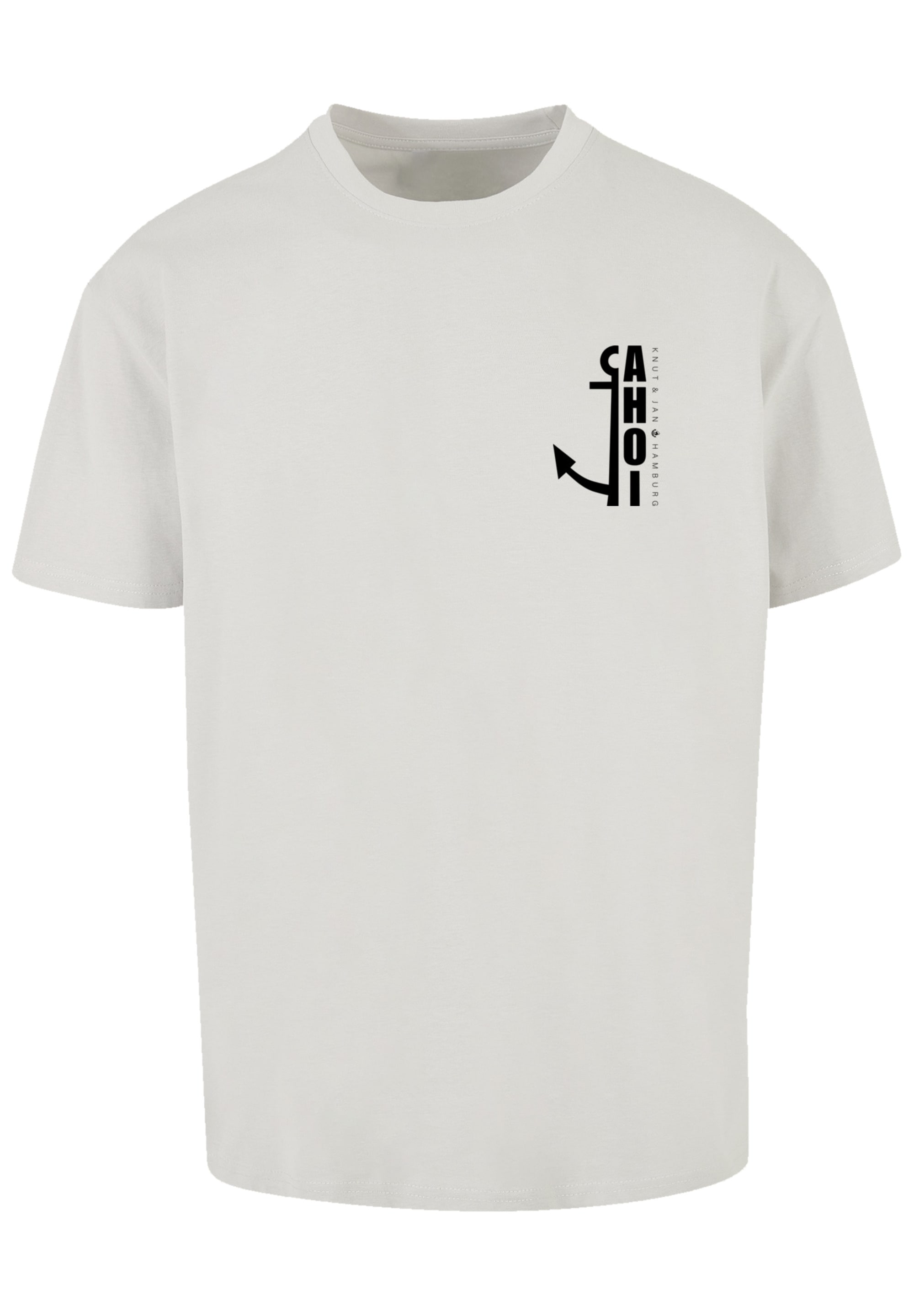 F4NT4STIC T-Shirt »Ahoi Anker Knut & Jan Hamburg«, Print
