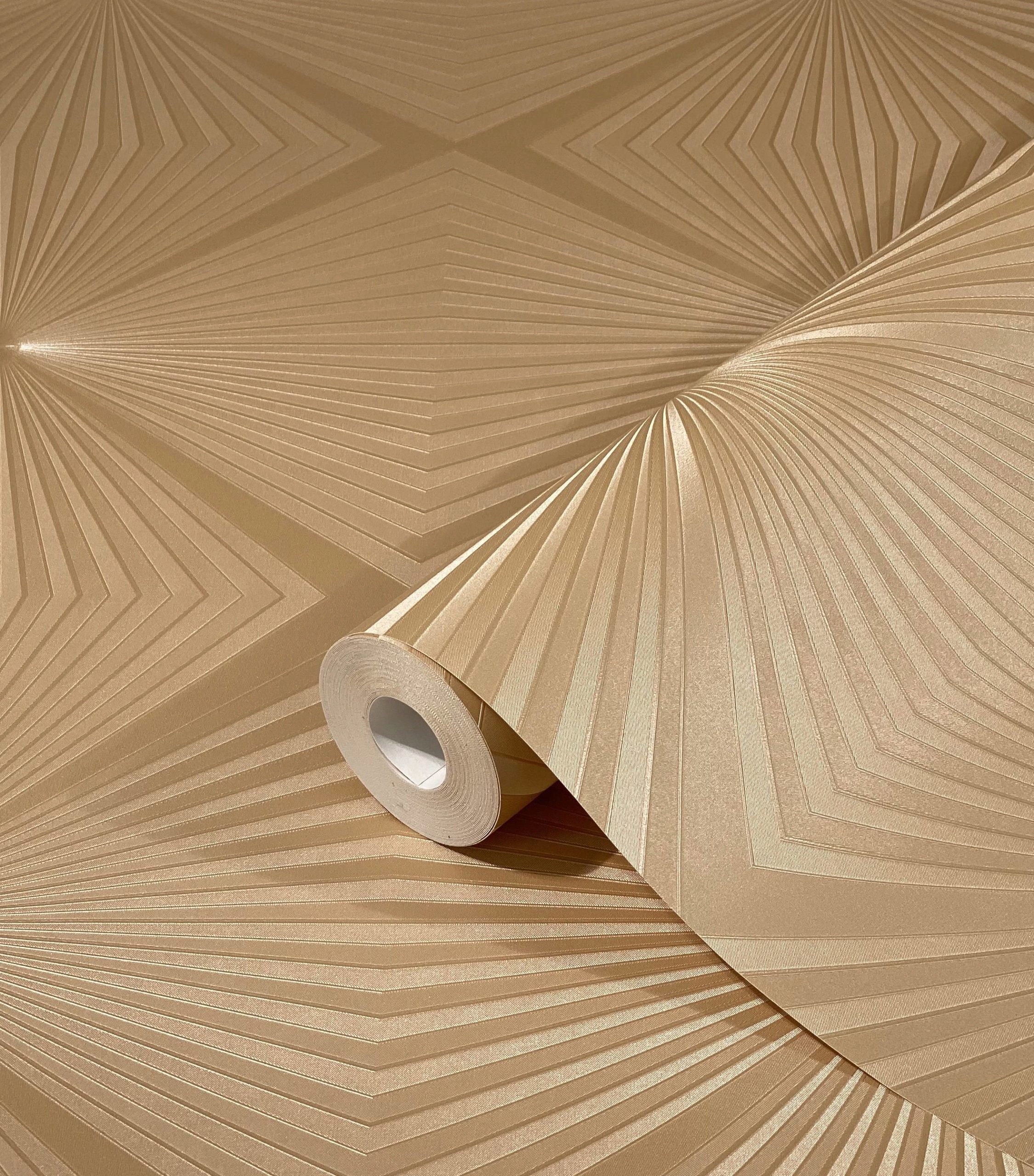 Glööckler Vliestapete glänzend moderne Tapete für Wohnzimmer Schlafzimmer Küche