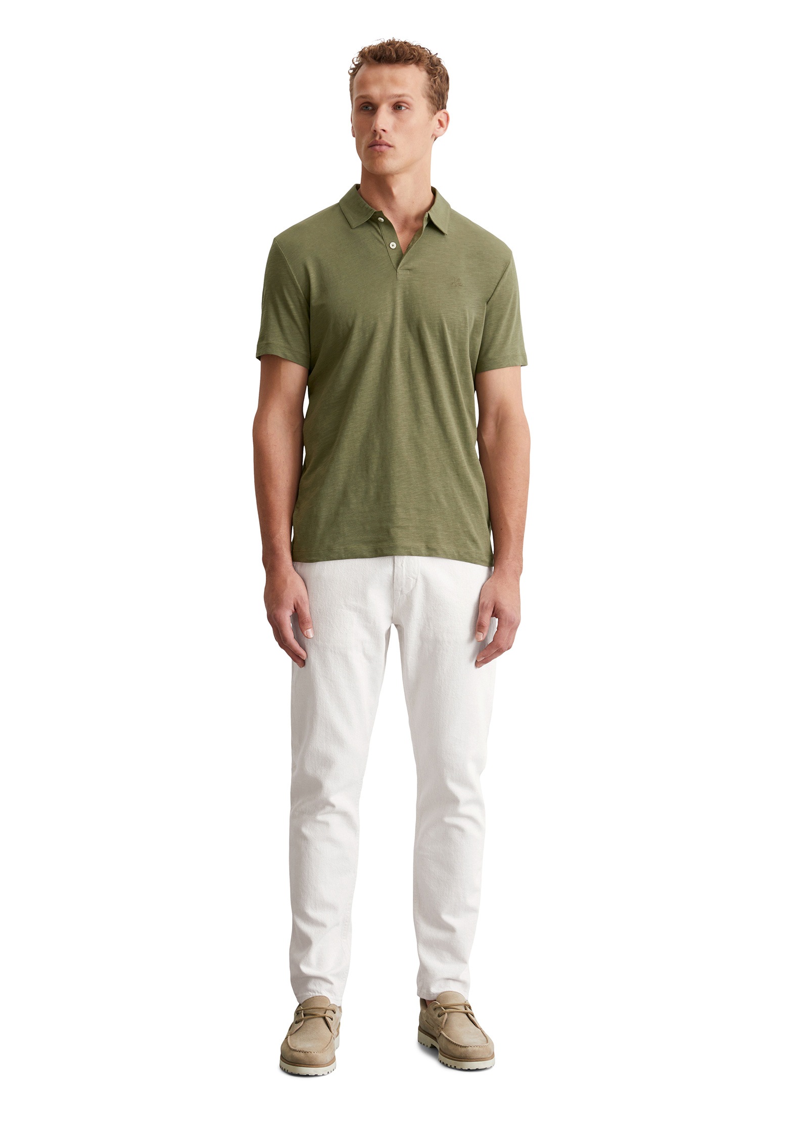 Marc O'Polo Poloshirt »in softer Slub-Jersey-Qualität«