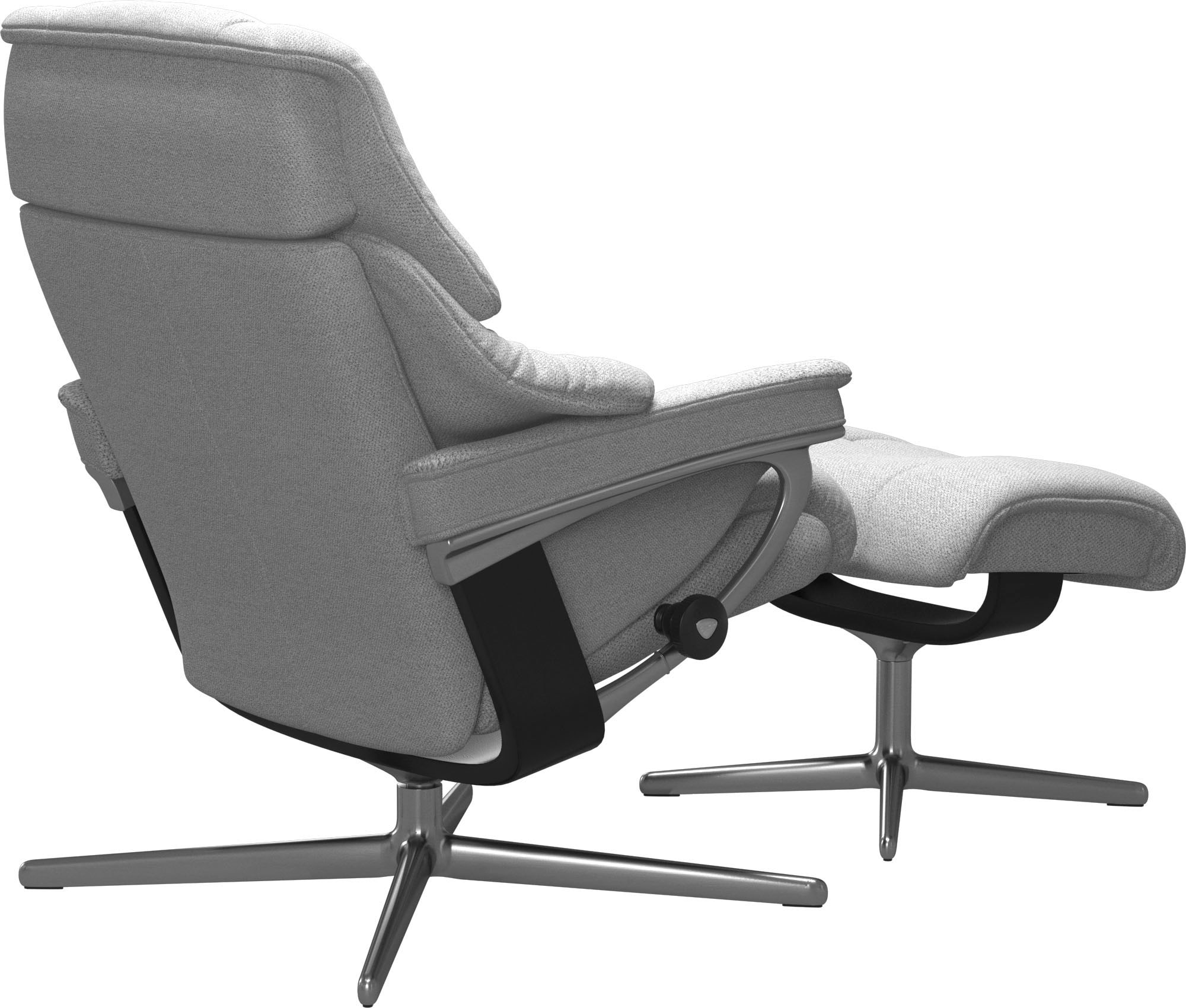 Stressless® Relaxsessel »Reno«, mit Cross Base, Größe S, M & L, Holzakzent Schwarz