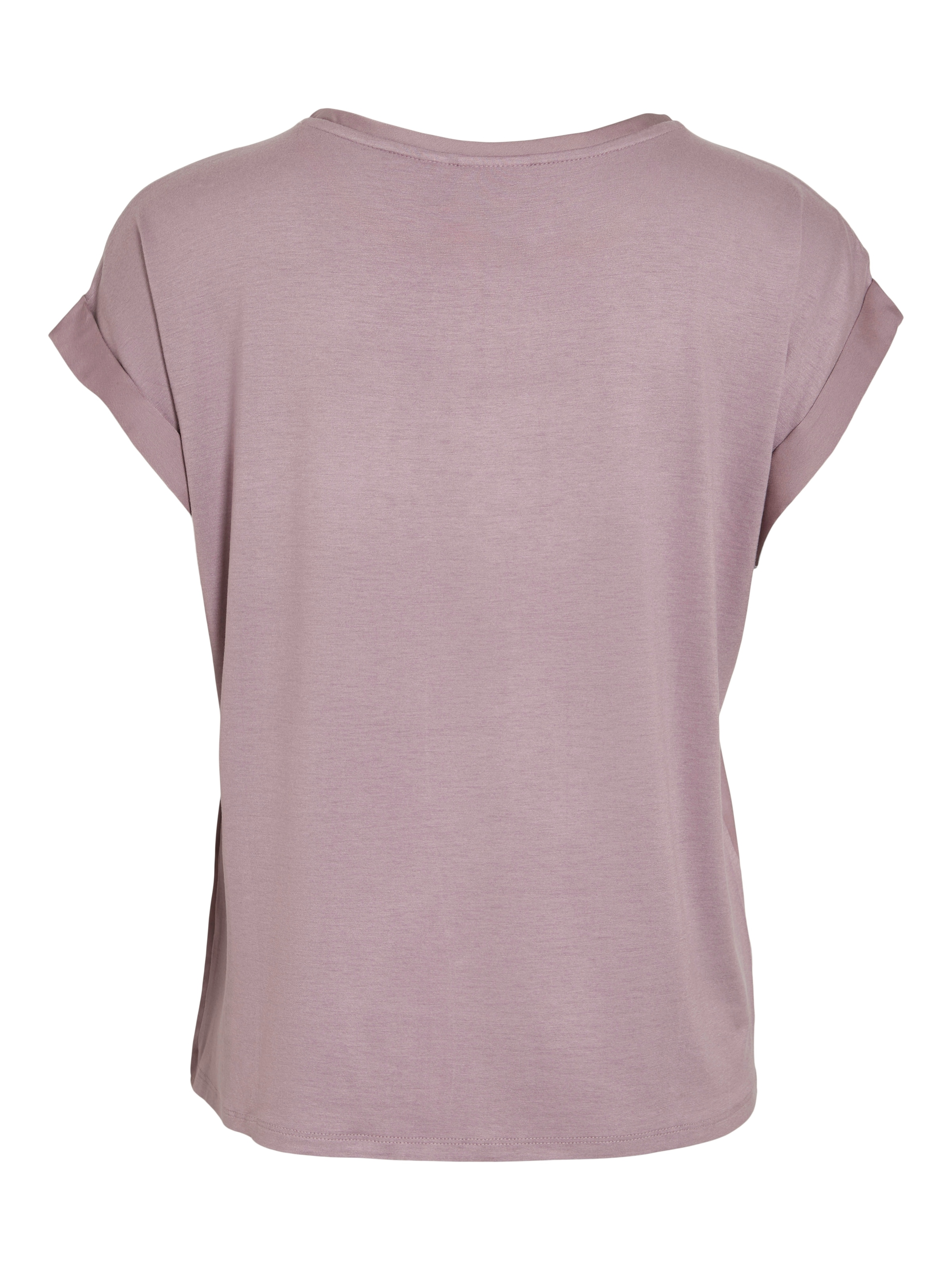 Vila Kurzarmshirt »VIELLETTE S/S SATIN TOP - NOOS«, Satin Optik