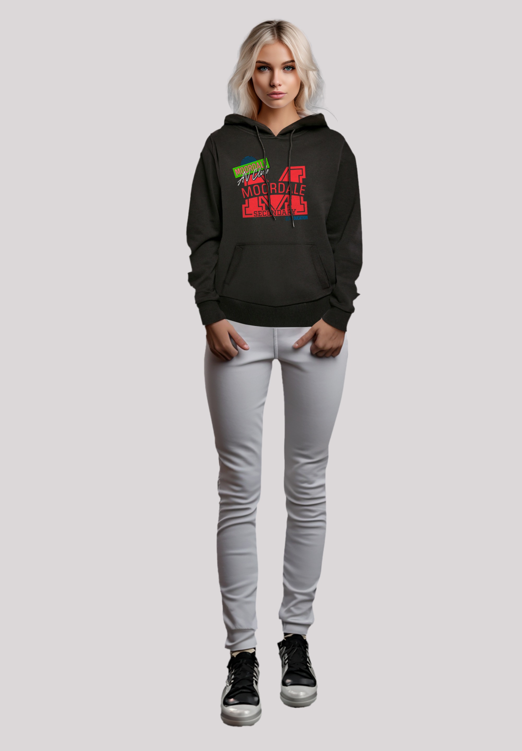 F4NT4STIC Kapuzenpullover »Sex Education Moordale M Collage Netflix TV Series«, Premium Qualität