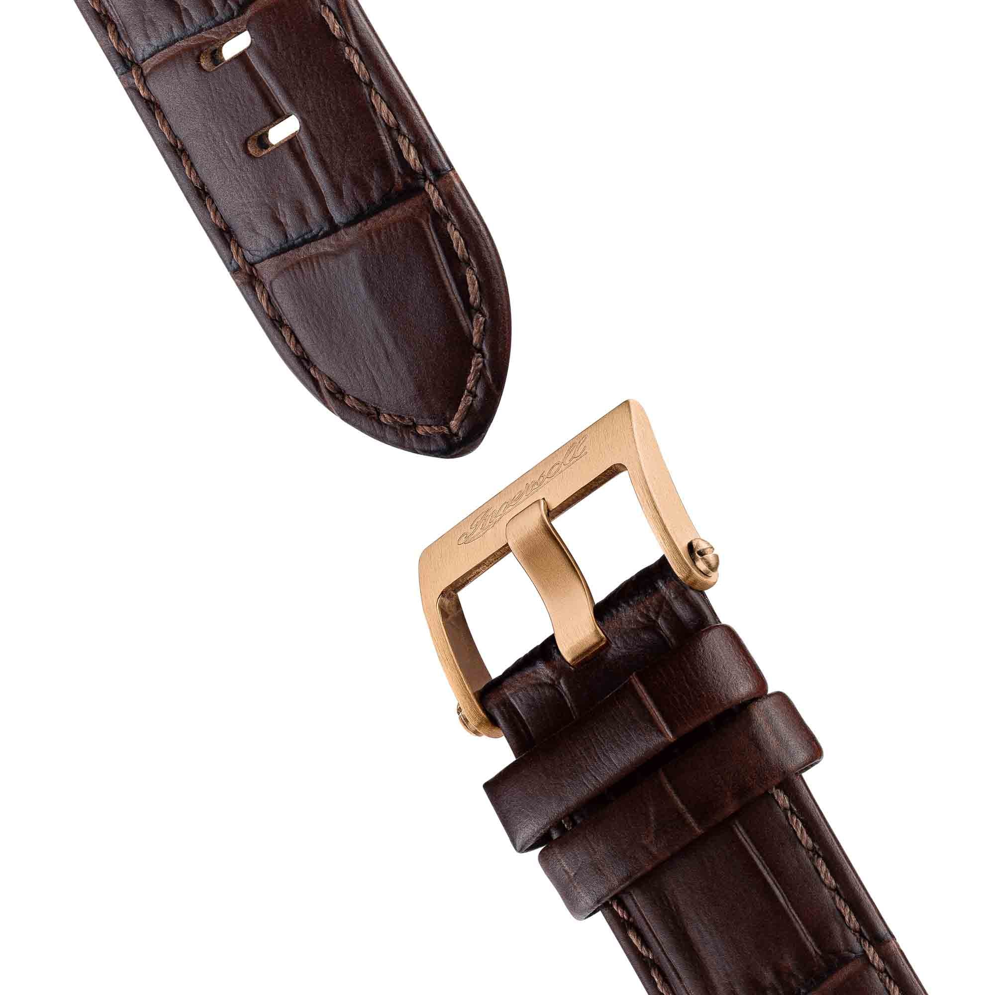 Ingersoll Automatikuhr »The Maverick« Armbanduhr, Herrenuhr, Mechanische Uhr, Lederarmband, analog