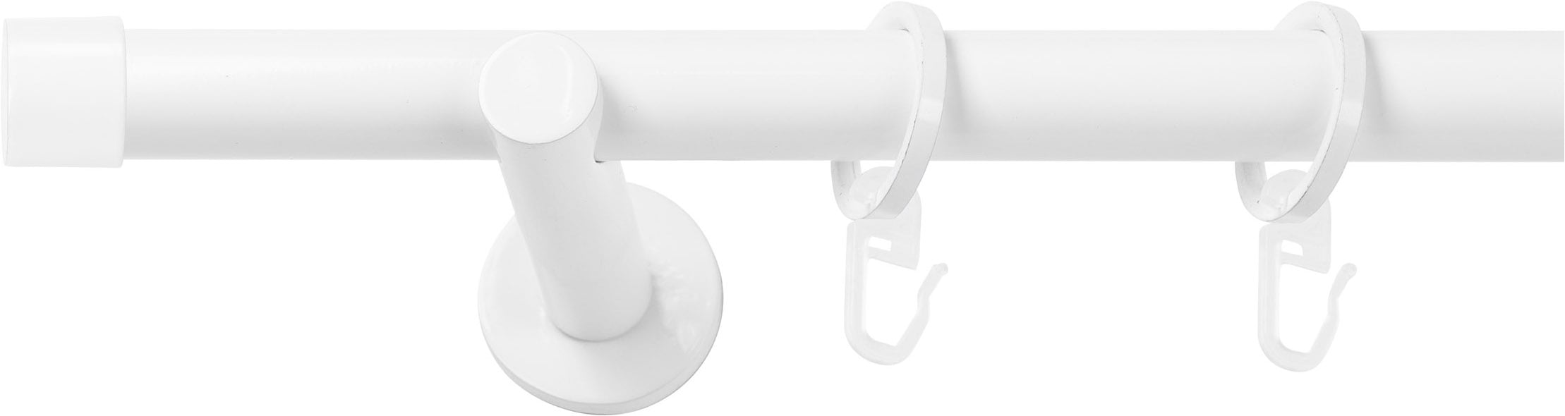 SN DECO GROUP Gardinenstange Ø 19 mm 1 läufig-läufig Fixmaß;kürzbar
