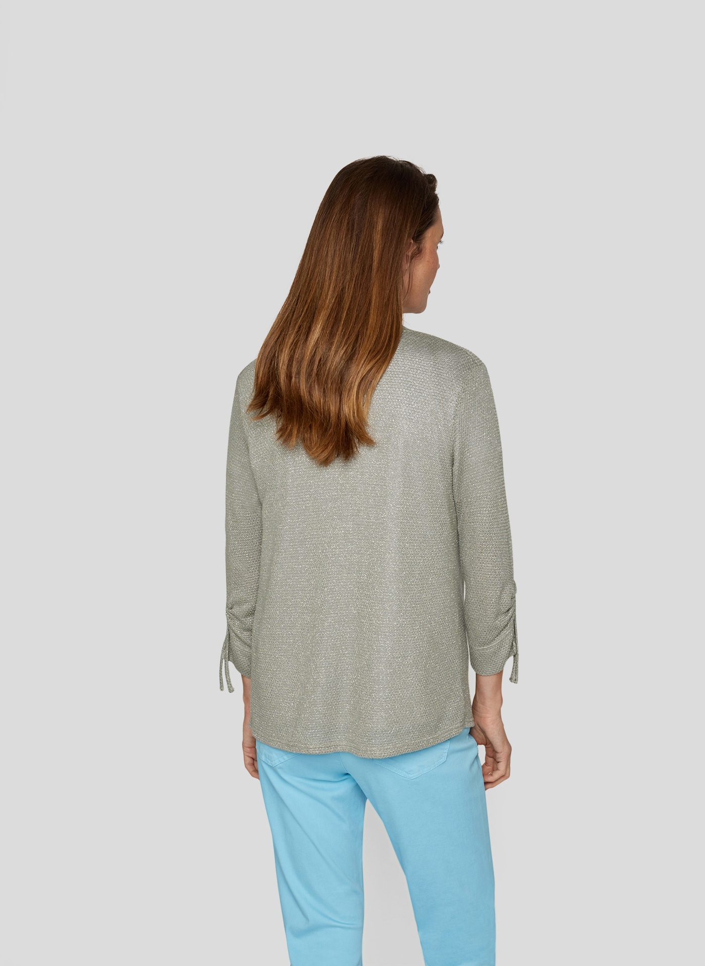 Rabe Strickjacke »Rabe Elegante Jacke in schimmernder Optik«