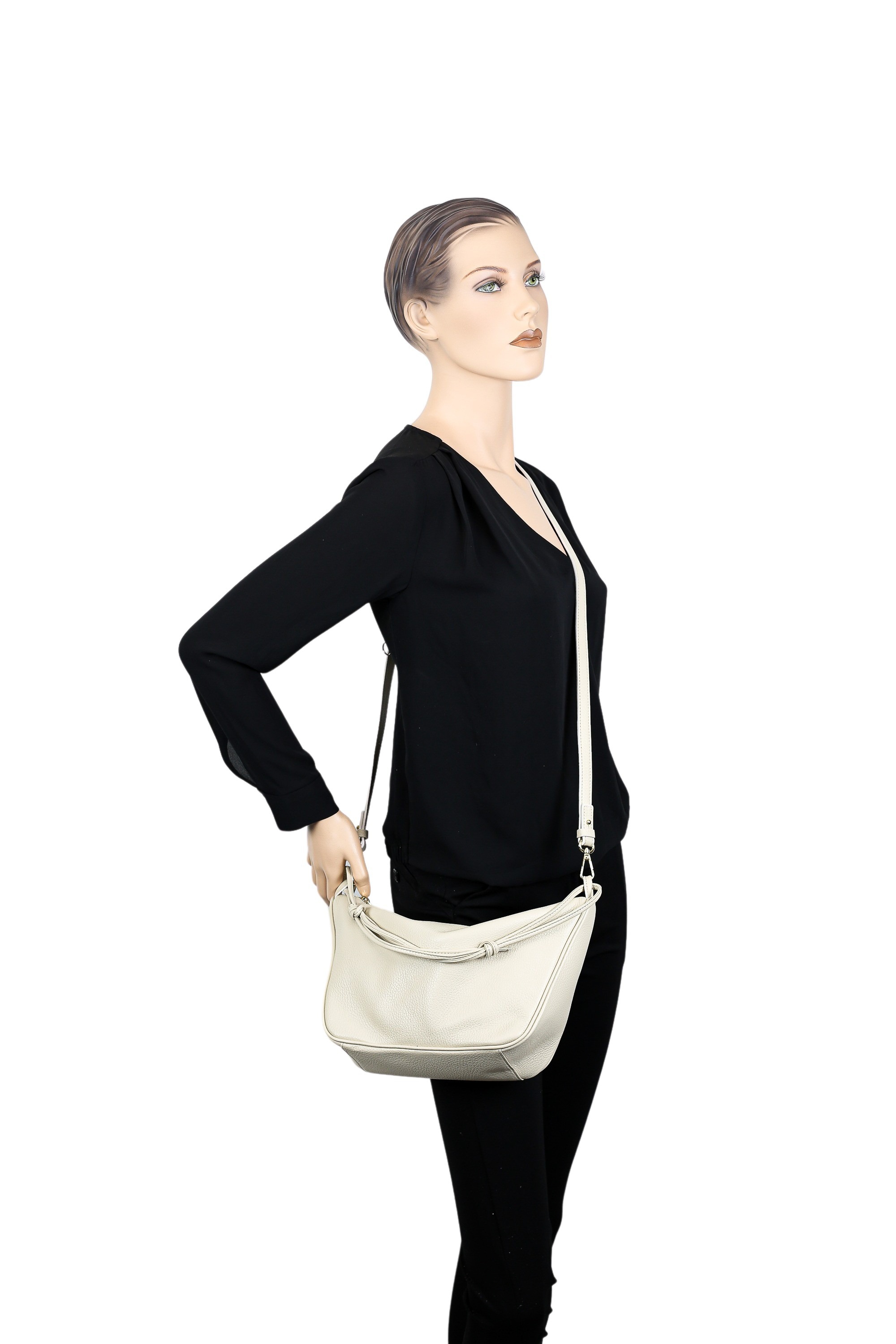 COLLEZIONE ALESSANDRO Schultertasche »Madame«, aus weichem Leder, Made in Italy