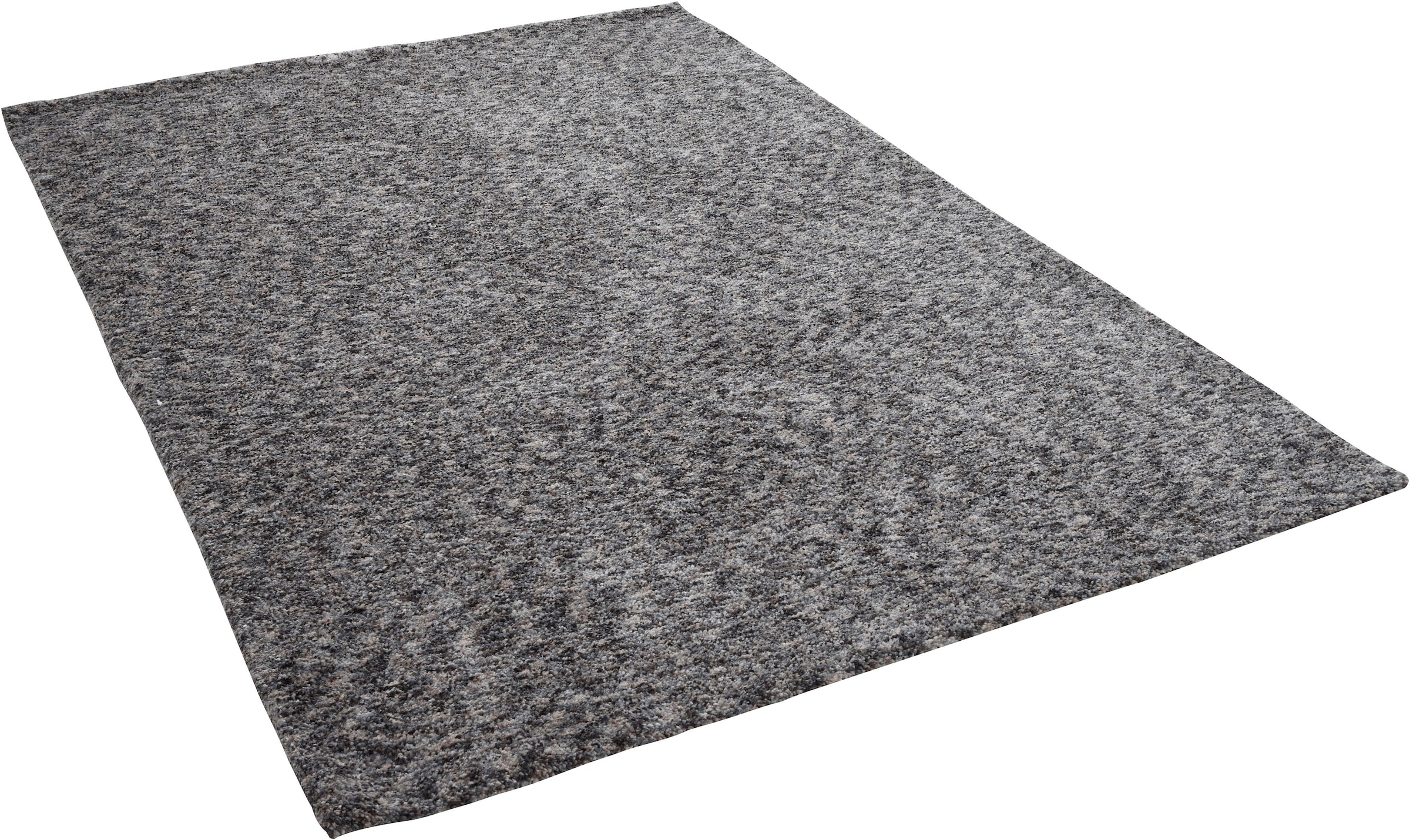 Sansibar "Munkmarsch Uni" rechteckig 20 mm Höhe meliert, 100% Polyester, besonders weich, Wohnzimmer, Schlafzimmer