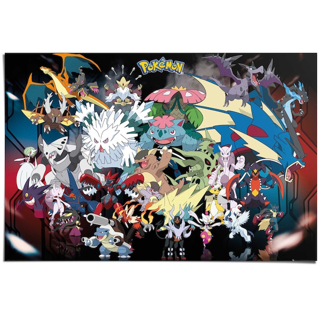 Reinders! Poster »Poster Pokemon«, Comic, (1 St.) kaufen | BAUR