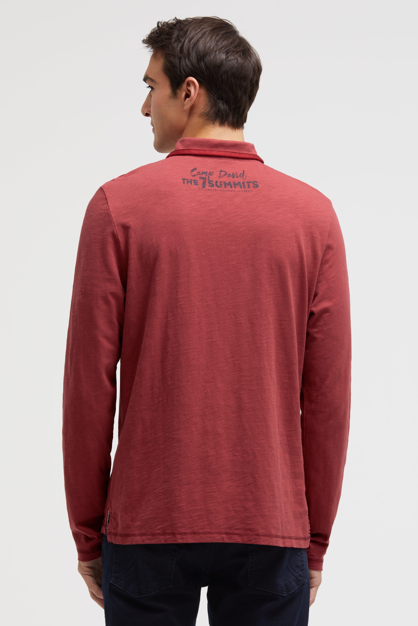 CAMP DAVID Poloshirt mit Seitenschlitze