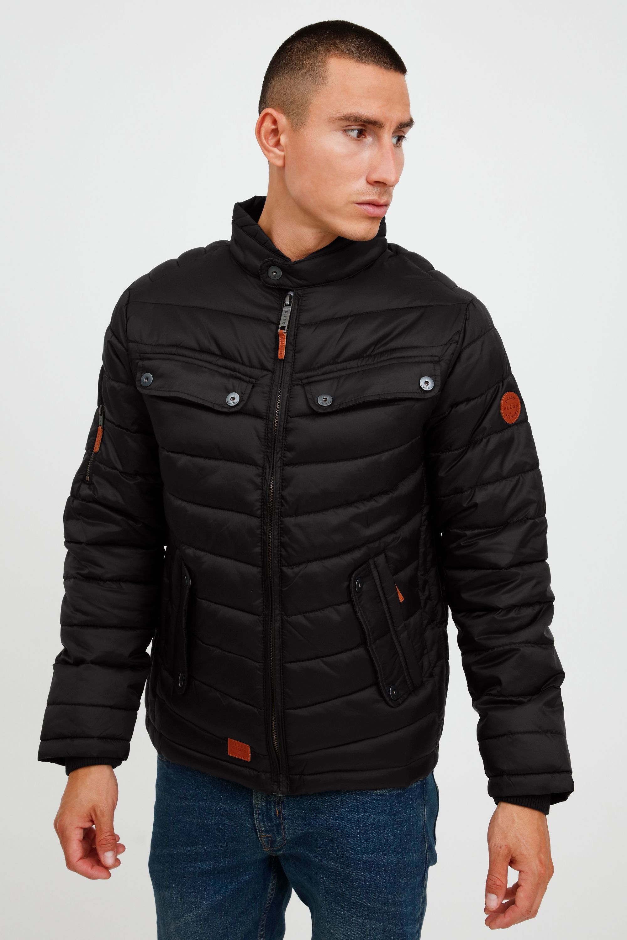 Blend Steppjacke "BHCamaro" ohne Kapuze Übergangsjacke mit Stehkragen günstig online kaufen