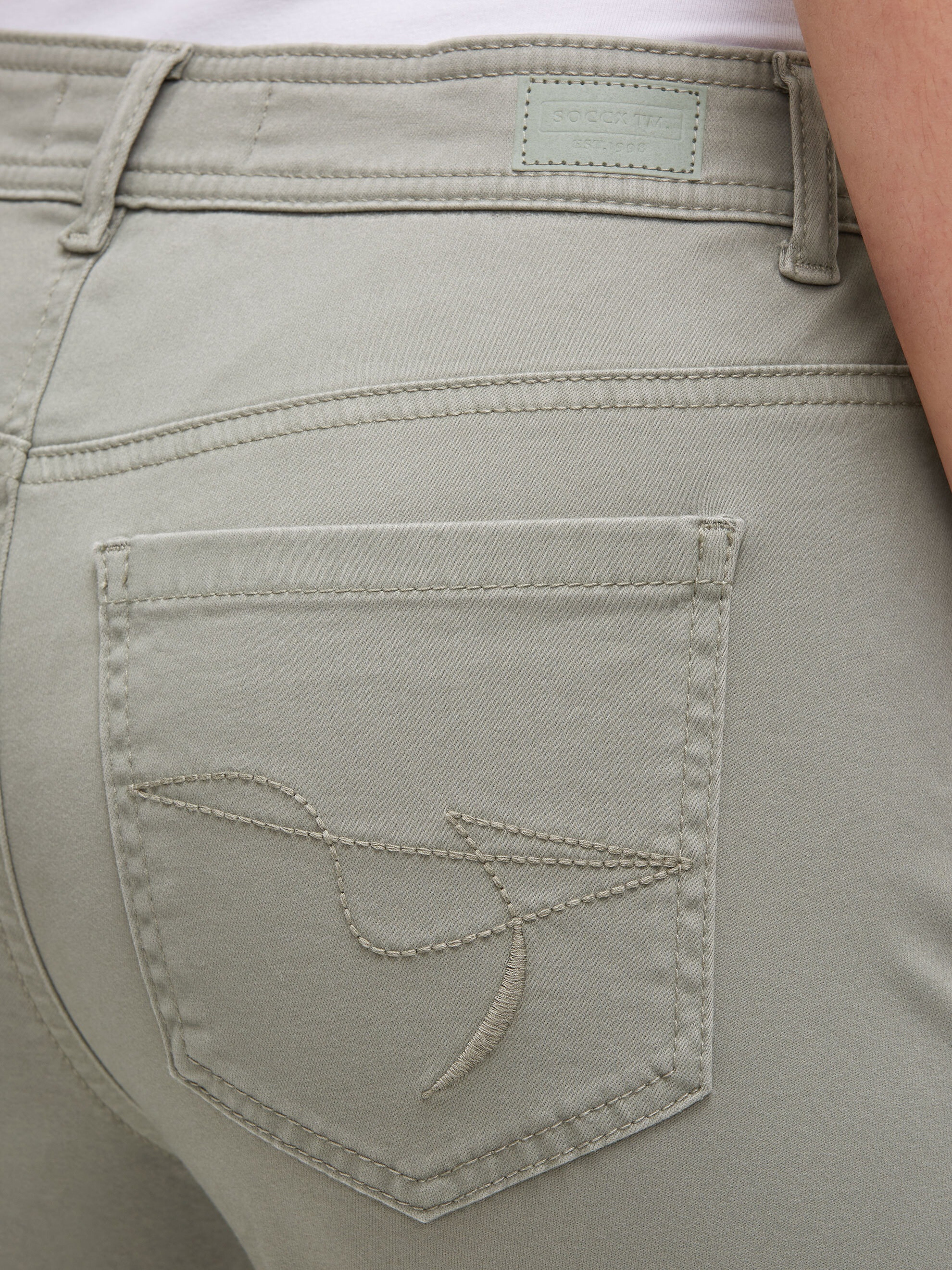 SOCCX Comfort-fit-Jeans mit normaler Leibhöhe