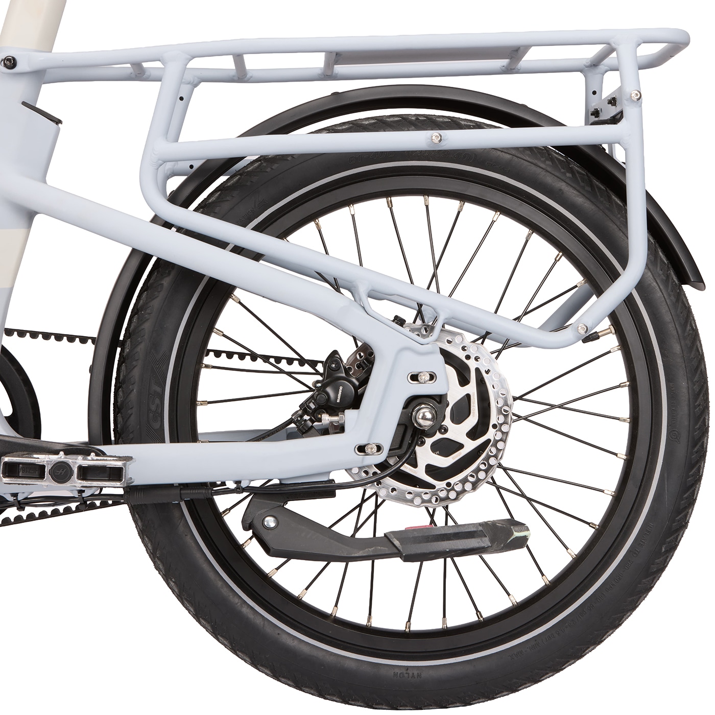 Vaun »VAUN Compact New Gen-Cityrad mit Ortlieb Tasche« Heckmotor 250 W Elektrofahrrad für Alltag und Einkauf