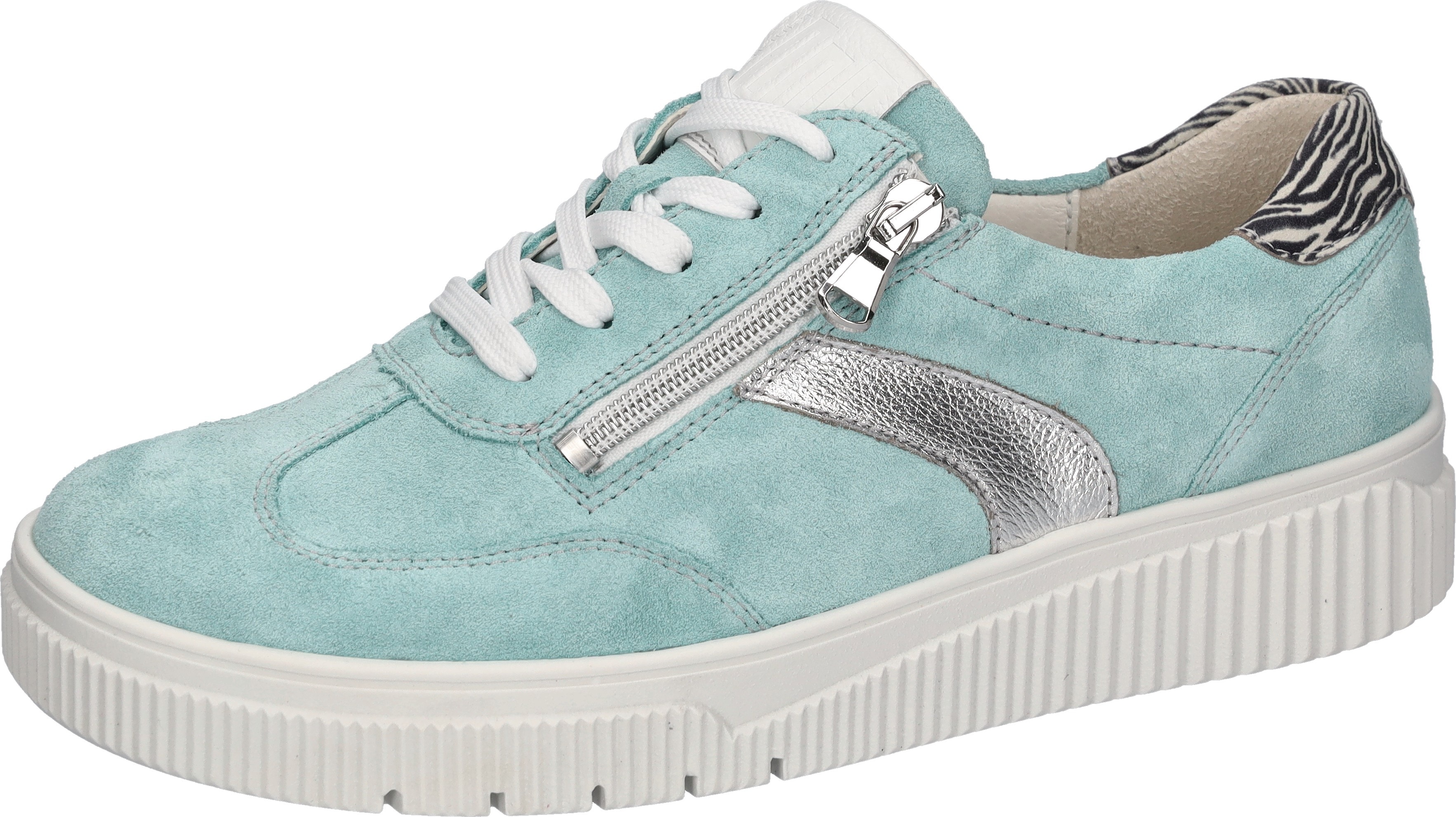Waldläufer "K-SANSA" Schnürschuh, Halbschuh, Freizeitsneaker mit Leder-Fußbett, K-Weite