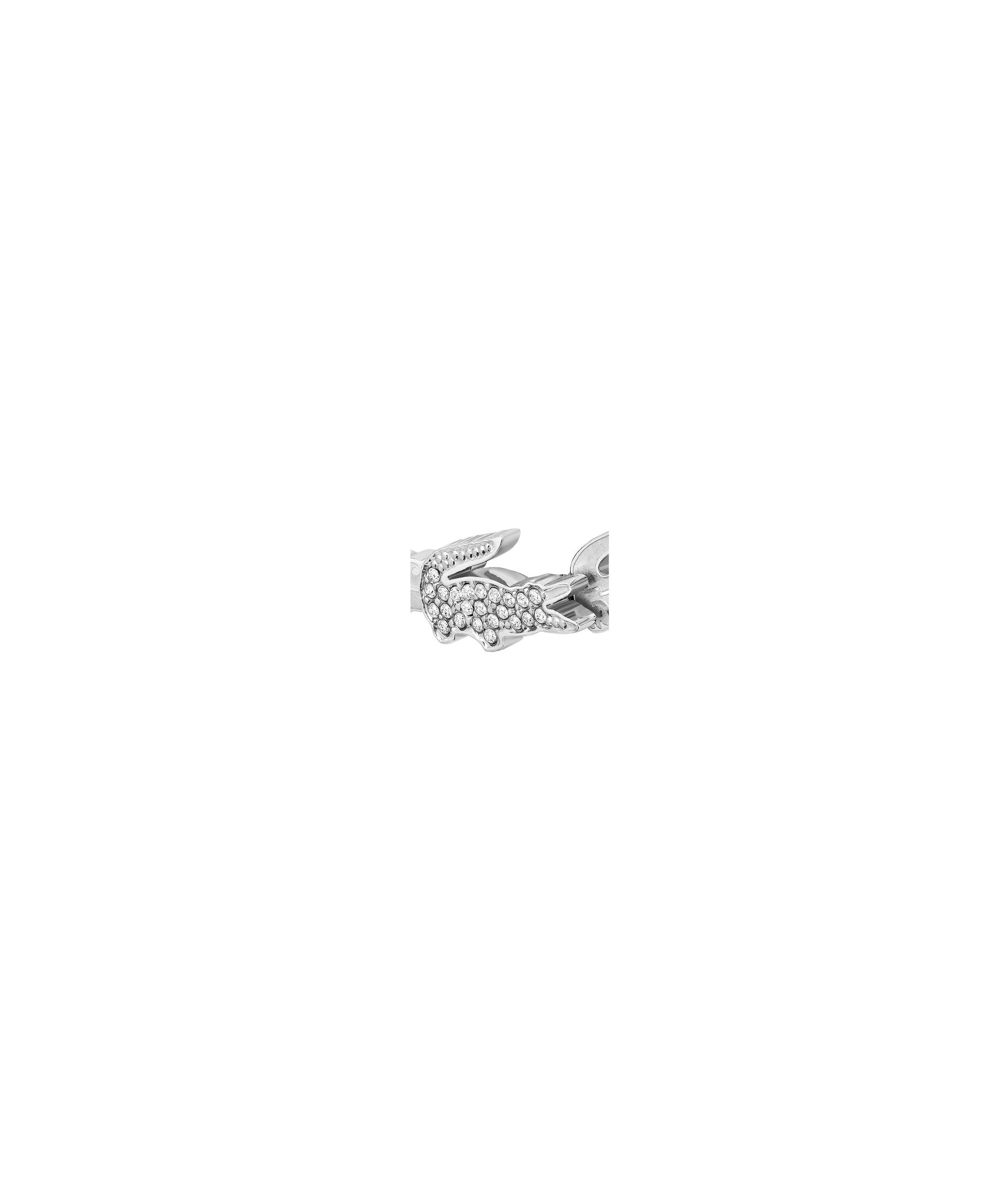 Lacoste Crocodile Bracelet Steel White 19cm 2