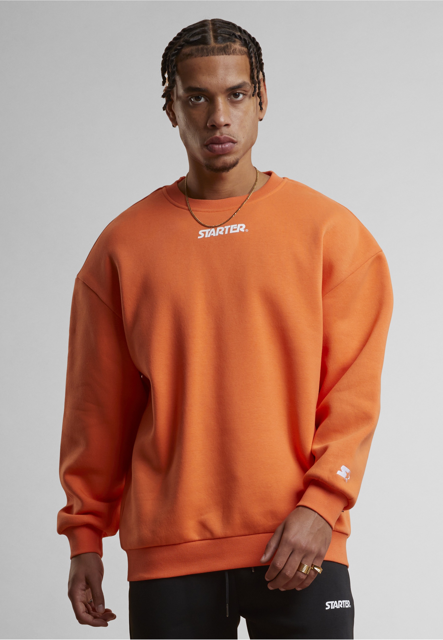Starter Black Label Rundhalspullover »Starter Black Label Starter Small Logo Essential Crew« 1 Stk.