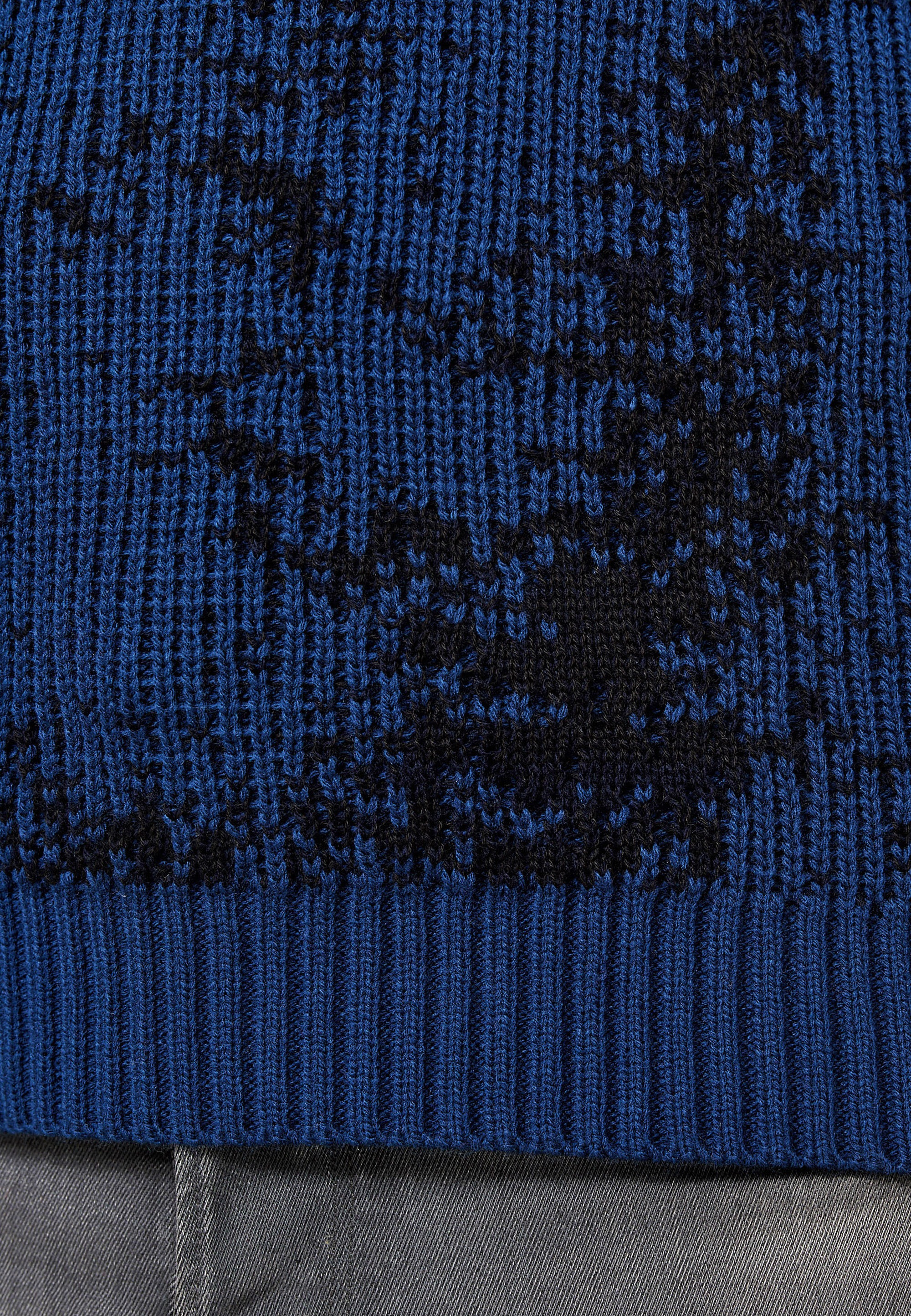Rusty Neal Strickpullover, im angesagten zweifarbigen Design